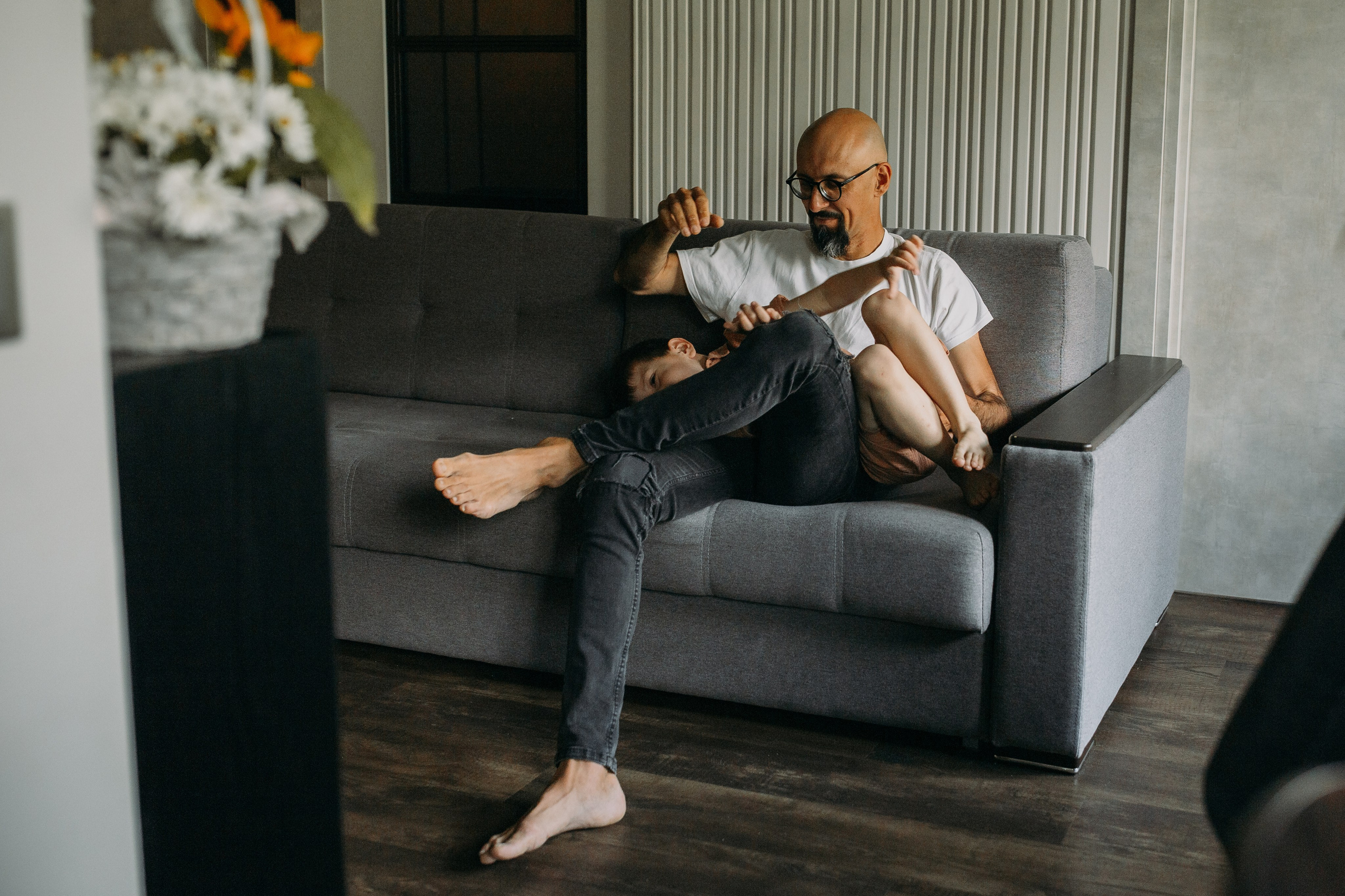 Андрей, Юля, Гриша, Федя. Семейный фотограф в Волгограде Надежда Головко