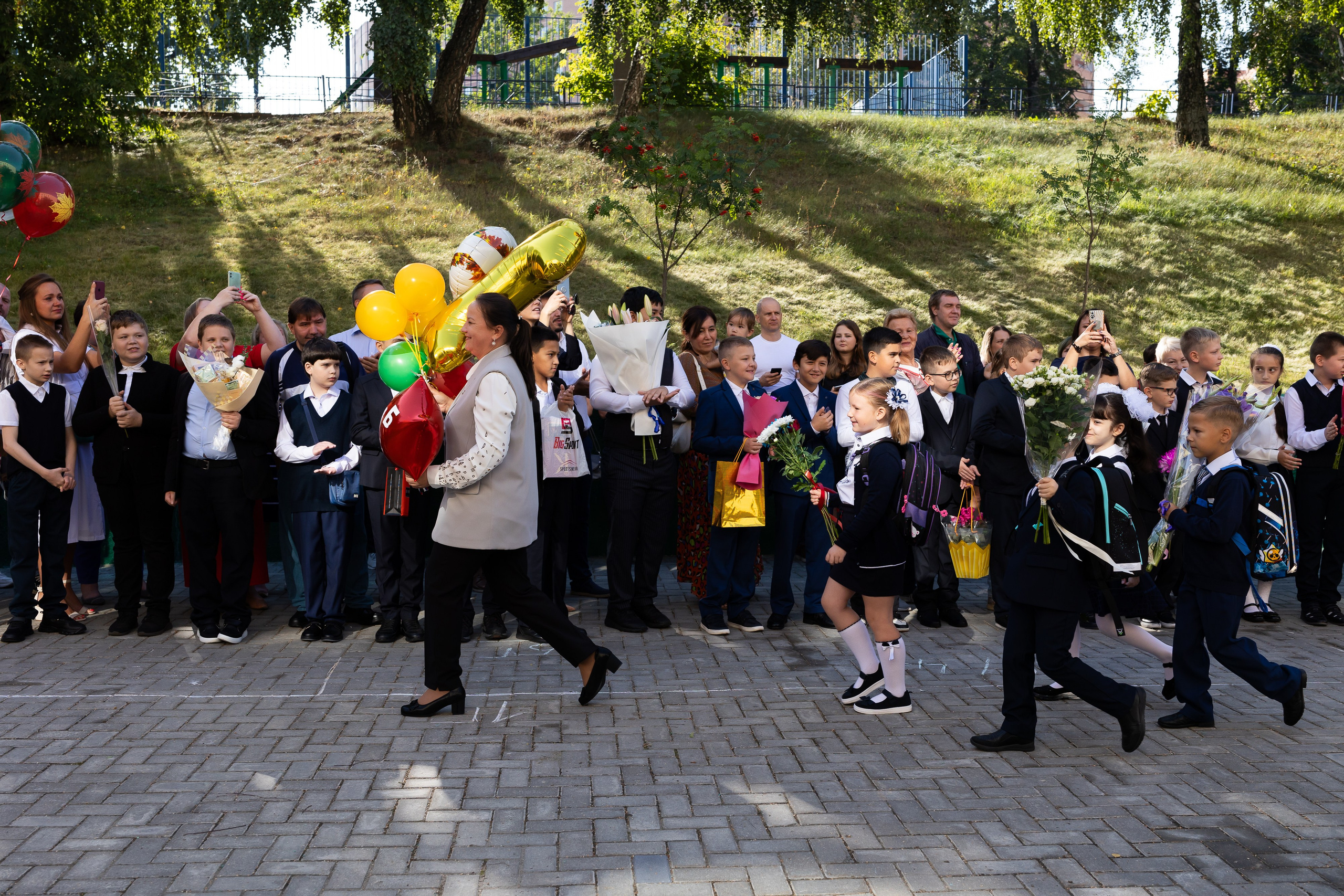 Линейка 1 сентября. Профессиональный Фотограф в Москве Андрей Славнов