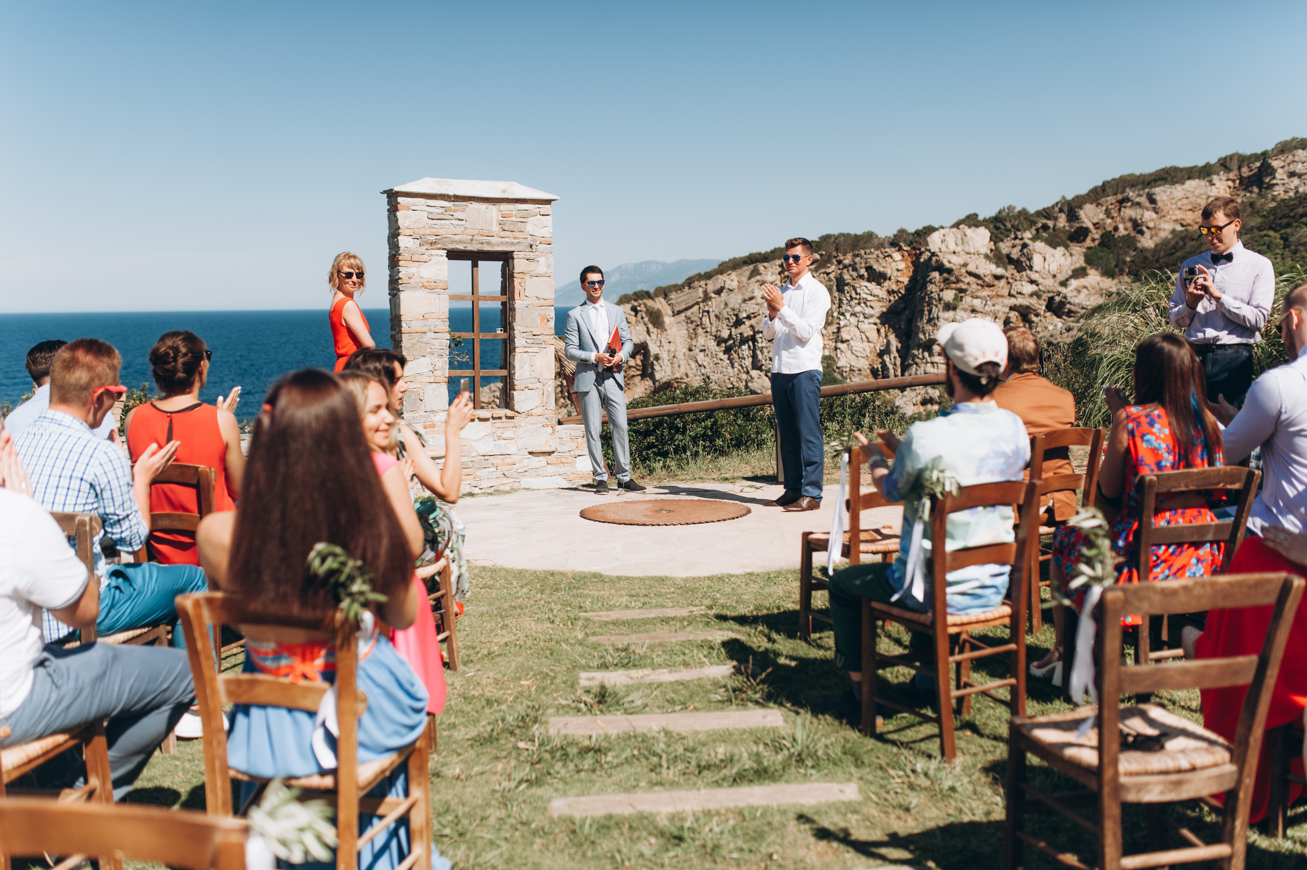 Kate & Jura. Greece. Wedding photograph in europe Vasencev Alexey