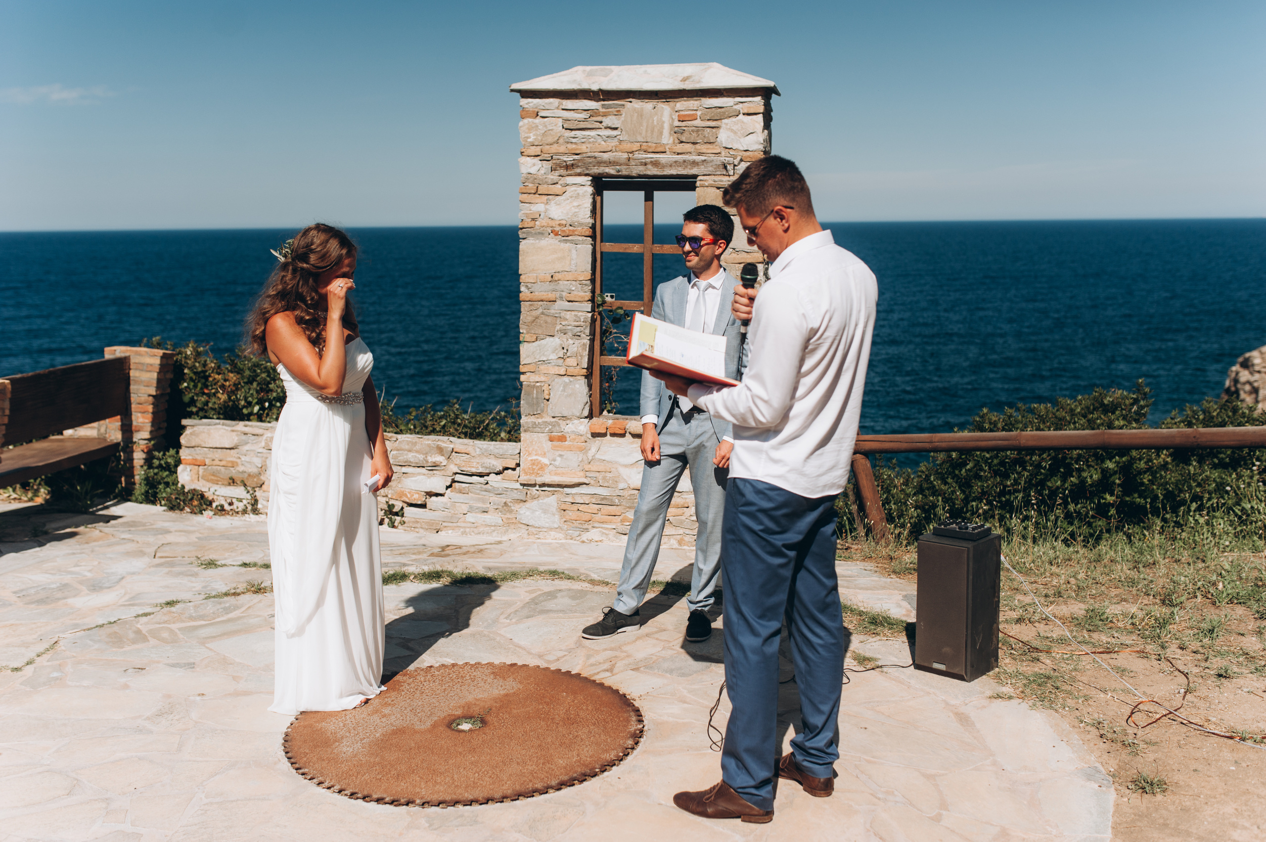 Kate & Jura. Greece. Wedding photograph in europe Vasencev Alexey