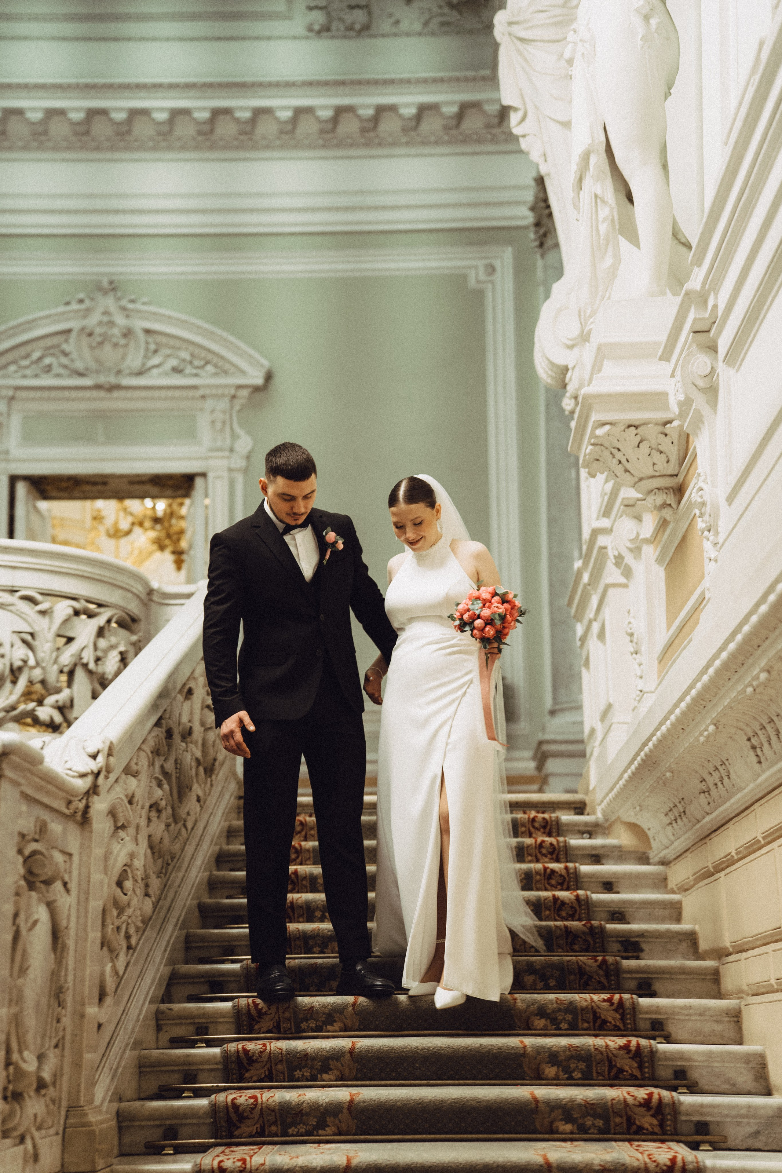 СВАДЕБНАЯ СЬЕМКА В ПЕВОМ ДВОРЦЕ БРАКОСОЧЕТАНИЯ. Профессиональный фотограф, Санкт-Петербург — Виктория Богомолова