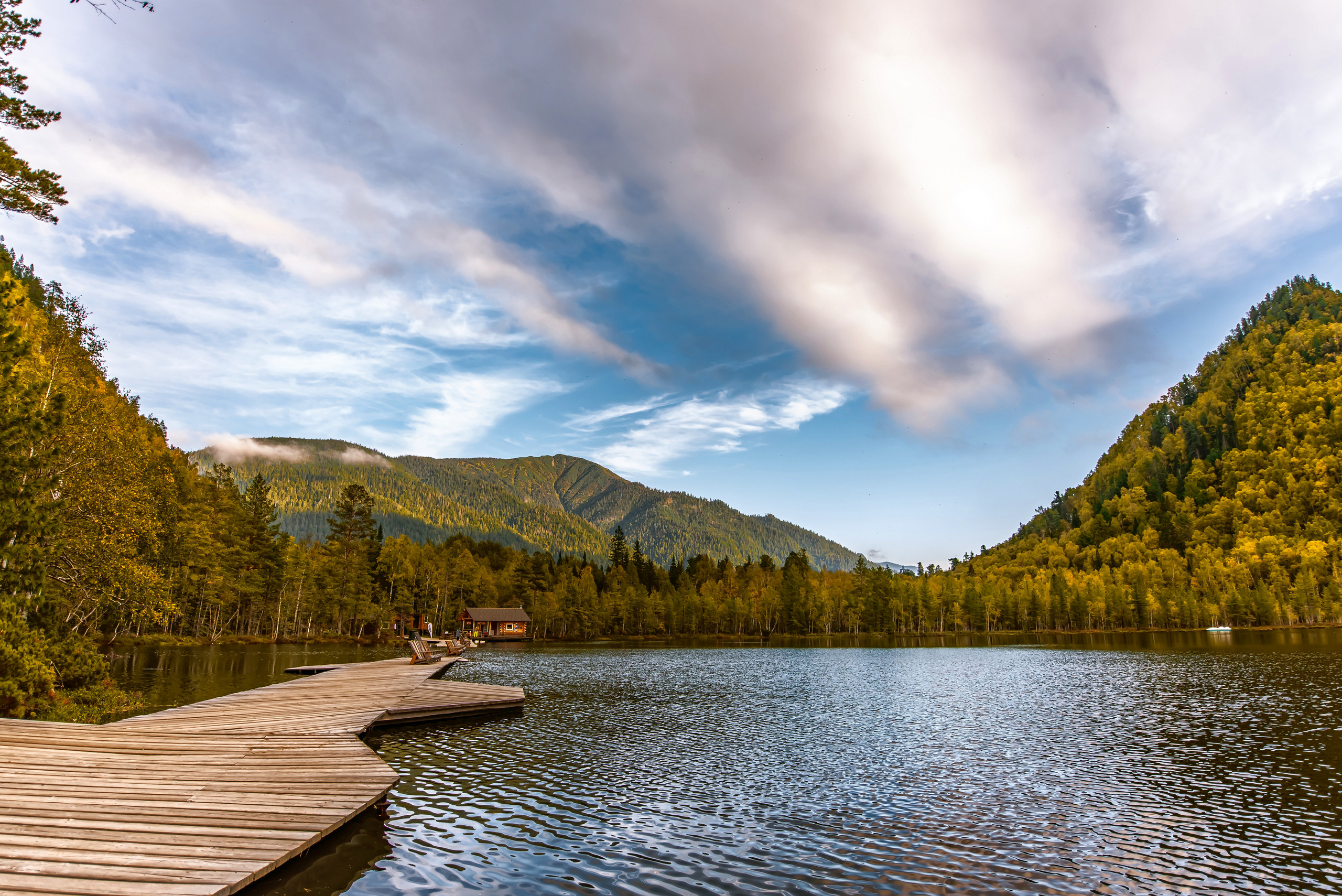 Поездка на теплые озера осенью