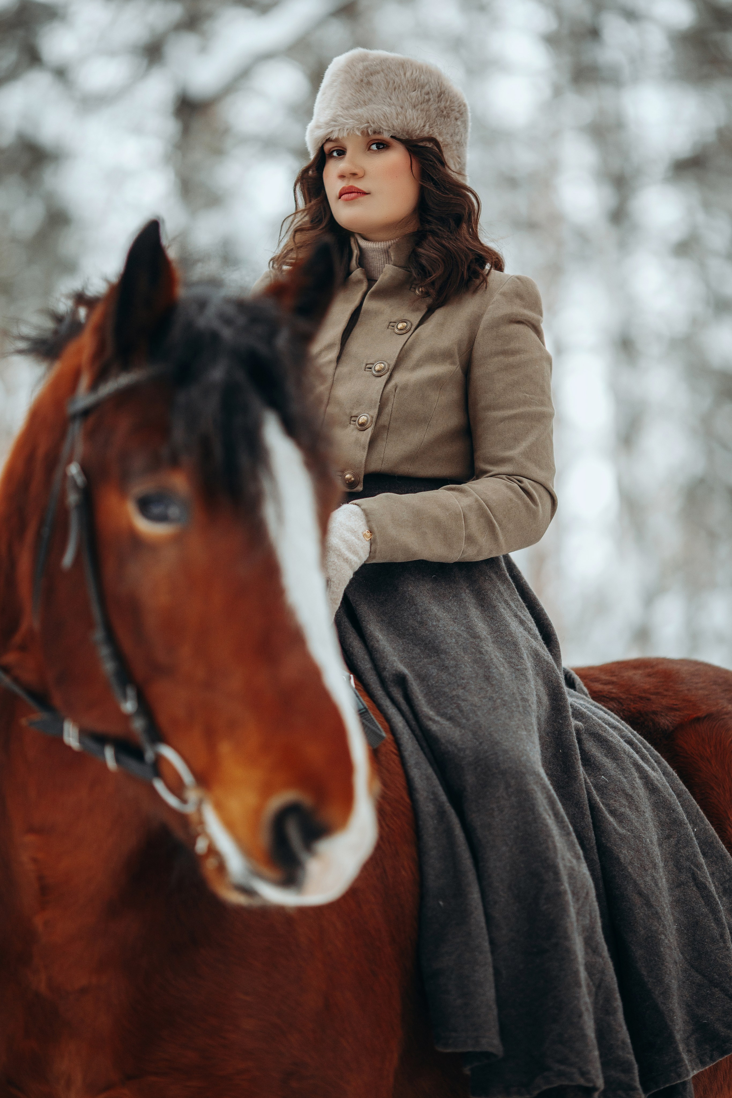 Аня и два тяжика (Малыш и Спартак). Анна Молчанова конный фотограф в Тюмени | фотосессии с лошадьми Тюмень