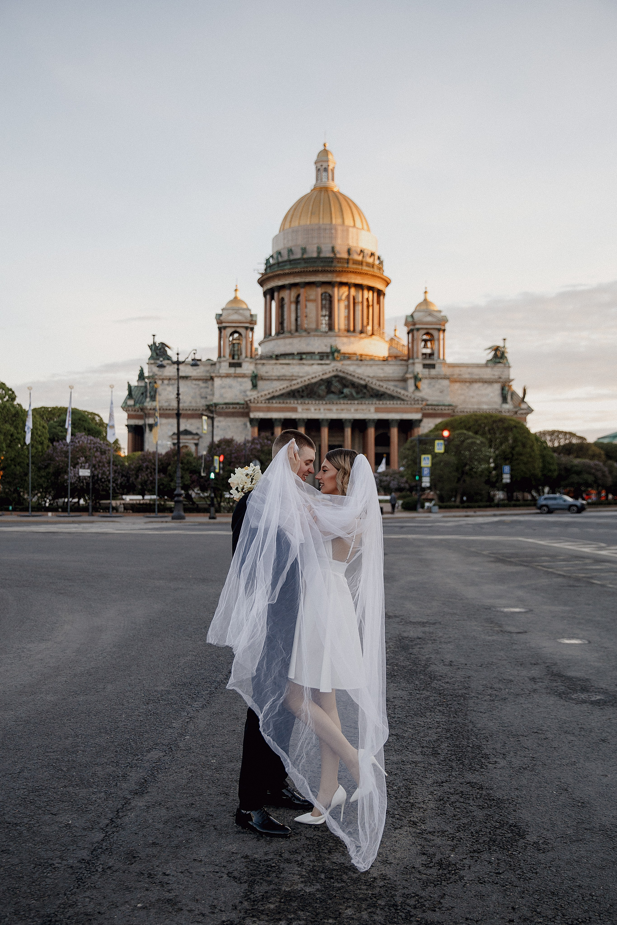 Свадебная в белые ночи. Свадебный фотограф Санкт-Петербург  Москва