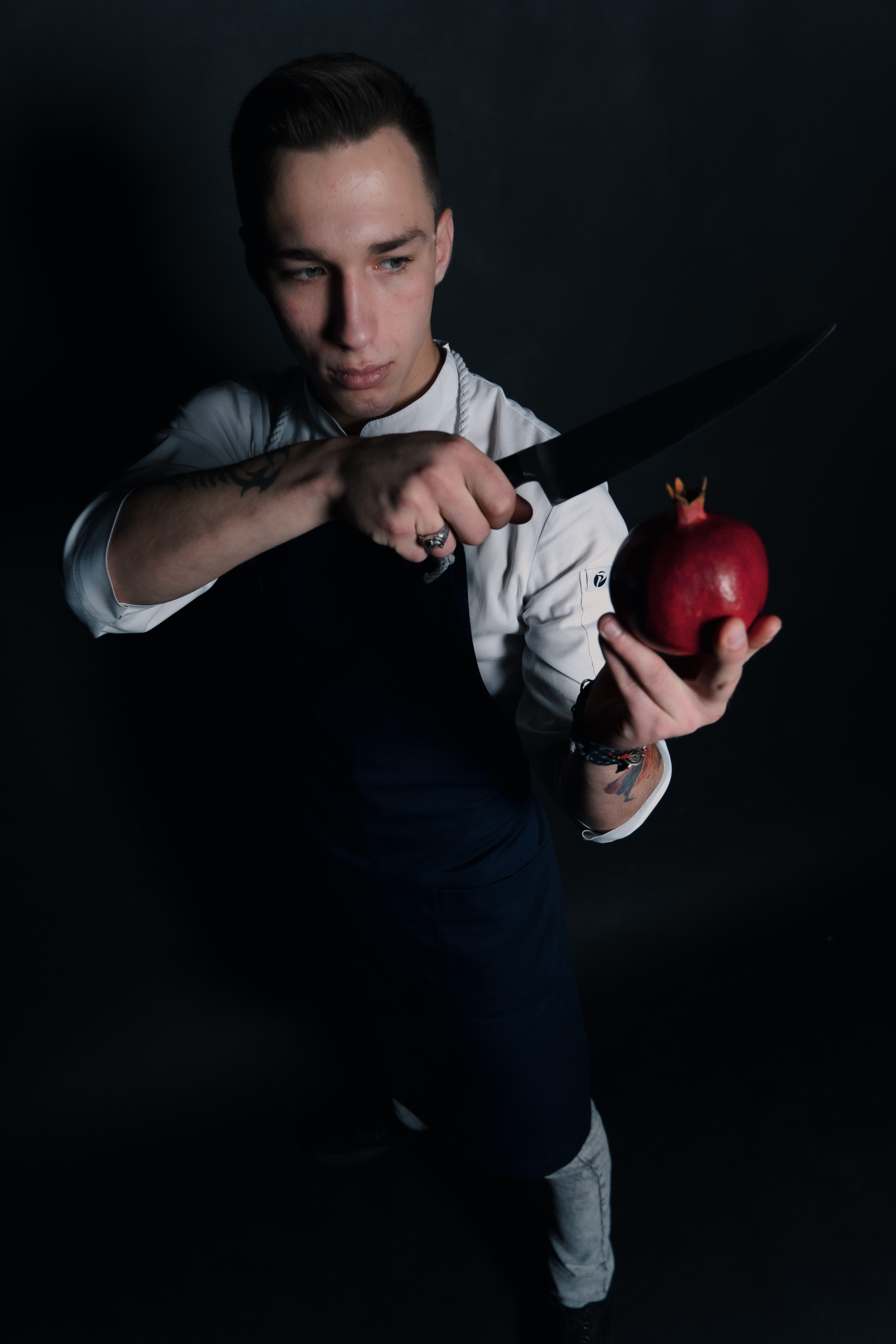 Студийная съемка для повара. Виктория Спорова. Ваш портретный фотограф в Санкт-Петербурге