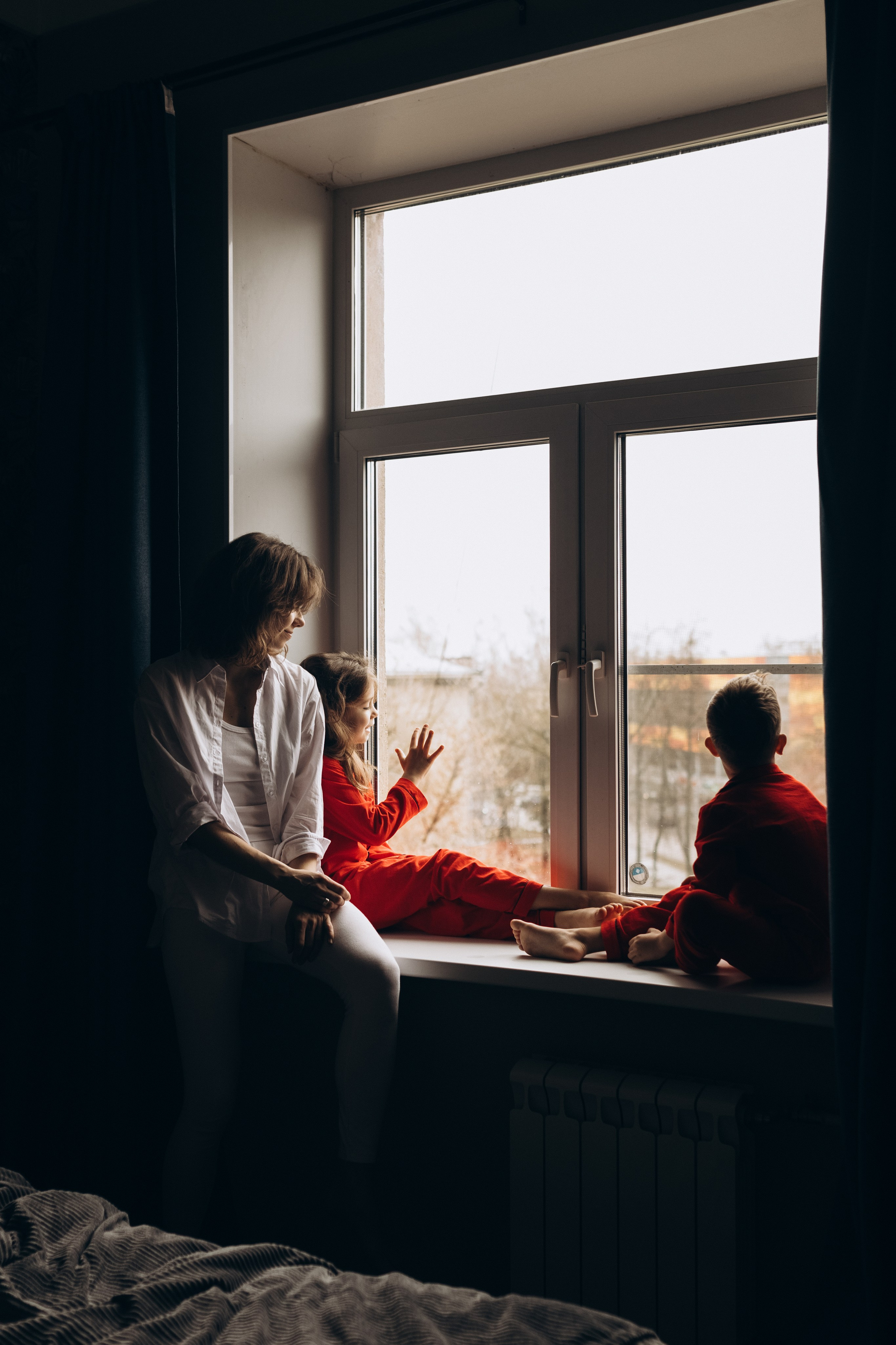 Ксюша, Даша, Миша. Фотограф Людмила Оюн