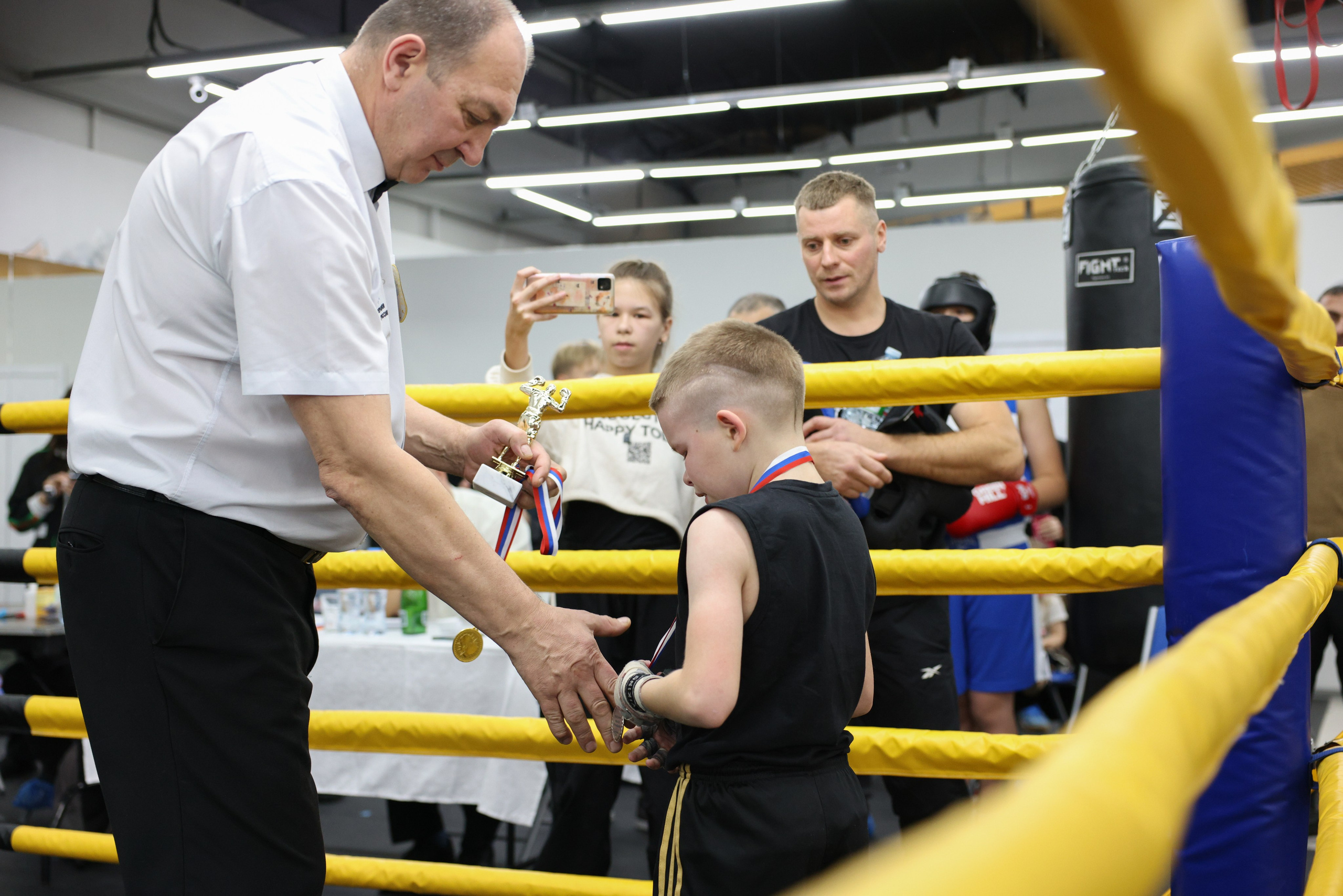 Открытый ринг «кубок ООО «ТЭК НеваСпецТяж». Фотограф Александр Заломаев