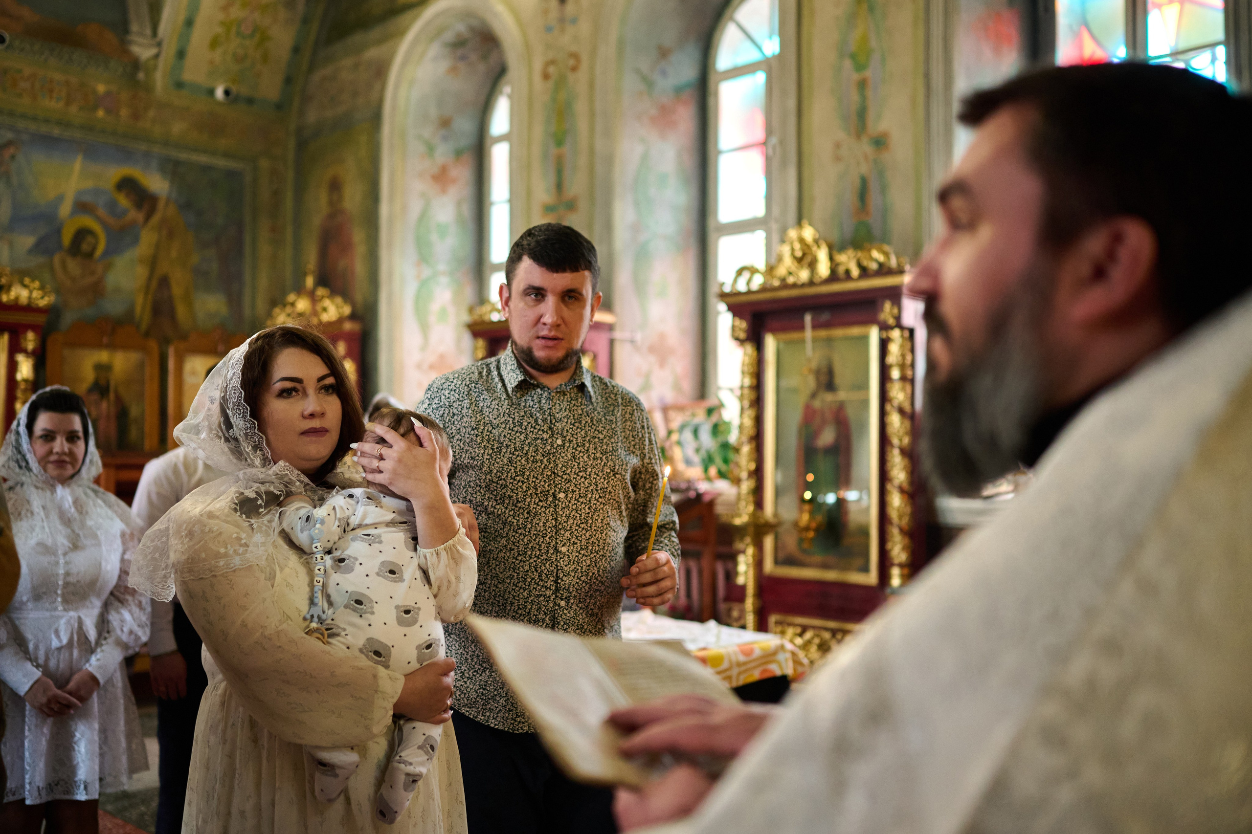 Фотосъемка крещения Саши. Профессиональный фотограф Старый Оскол, Губкин — свадьба, венчание, крещение, юбилей и день рождения