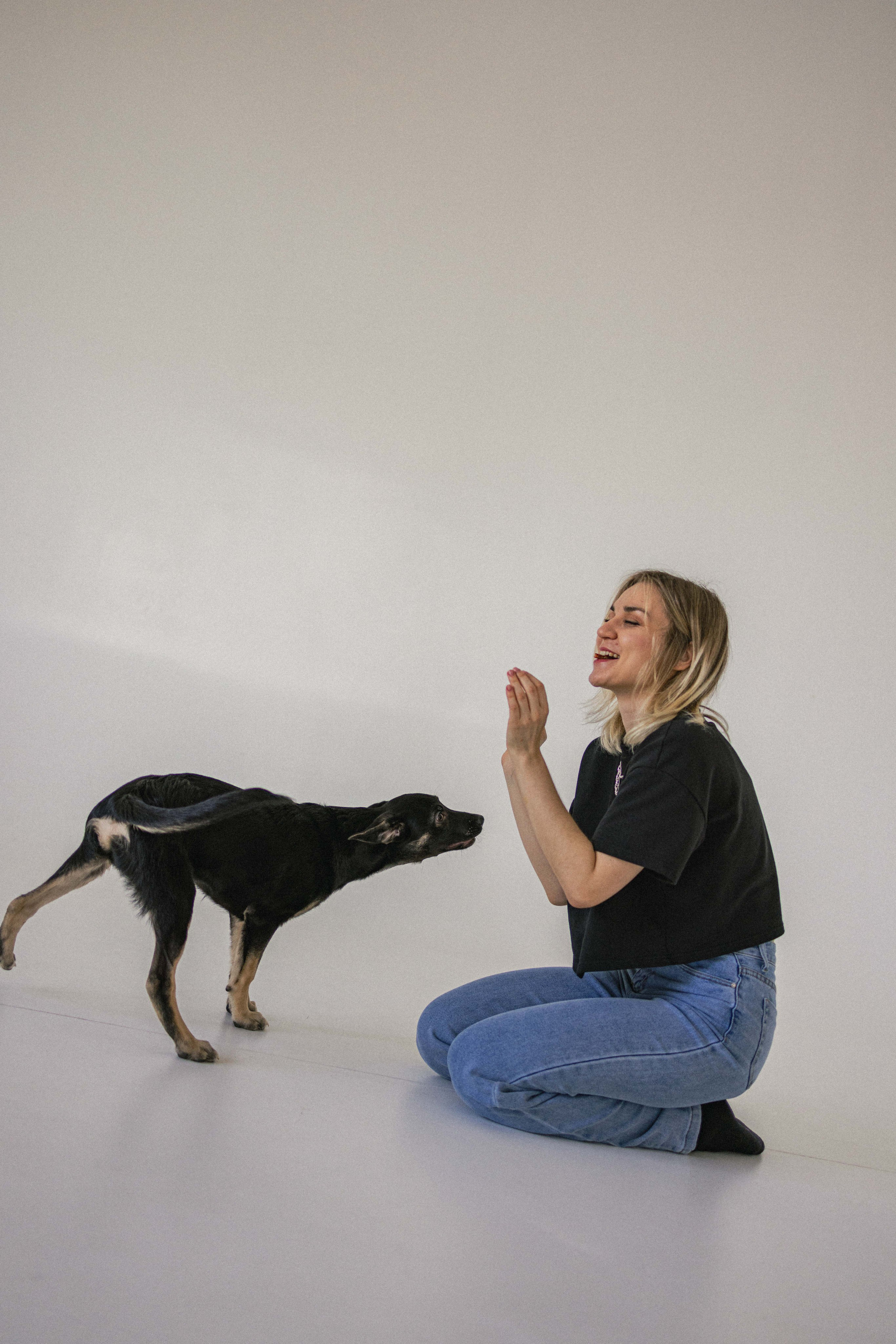 Крис и Тэдди. Фотограф-анималист в Москве Лера Черноног