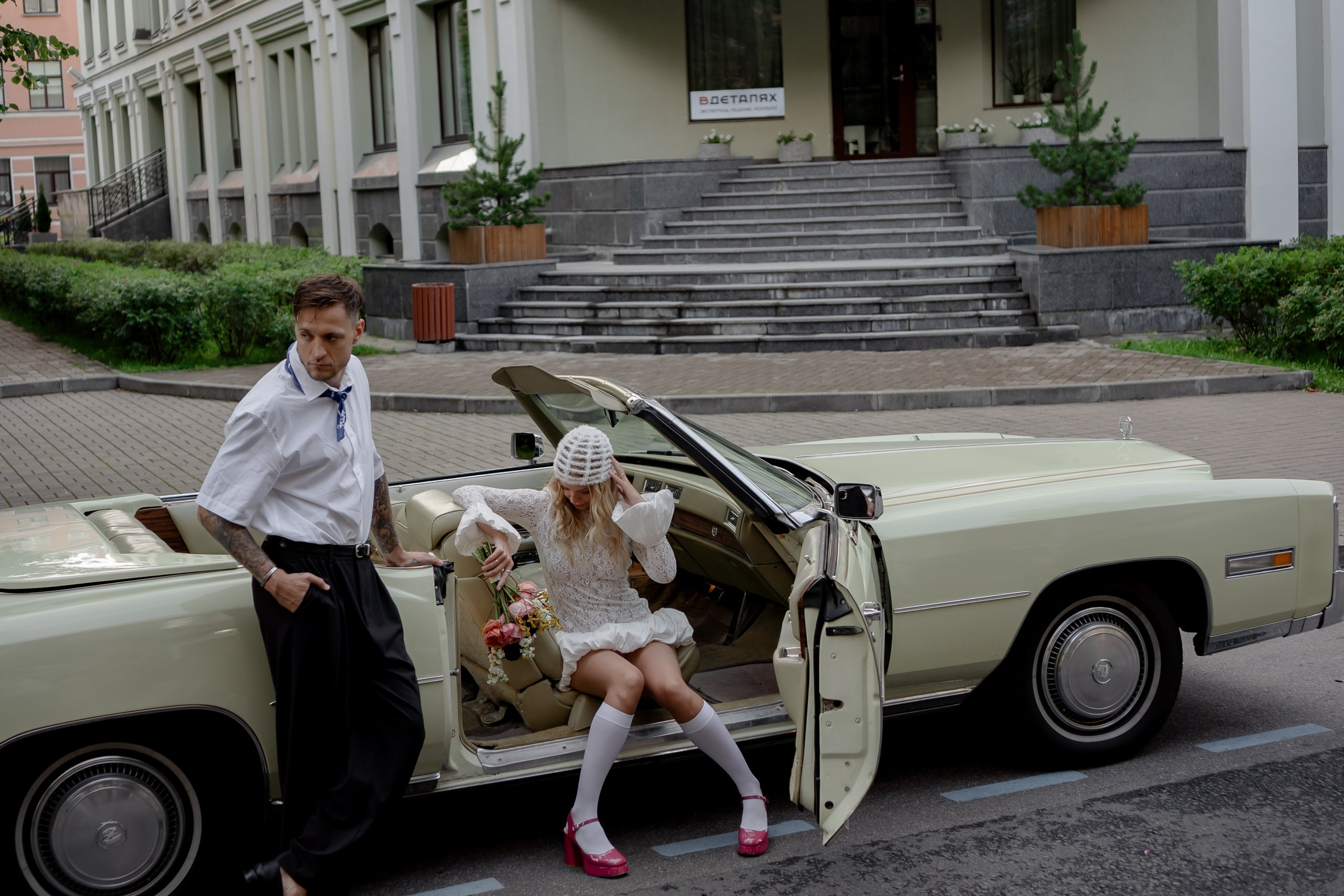 СВАДЕБНАЯ СЬЕМКА С КАБРИОЛЕТОМ В САНТК-ПЕТЕРБУРГЕ НА ПЕТРОГРАДКЕ В ОТЕЛЕ ПАНОРАМИКА. Профессиональный фотограф, Санкт-Петербург — Виктория Богомолова