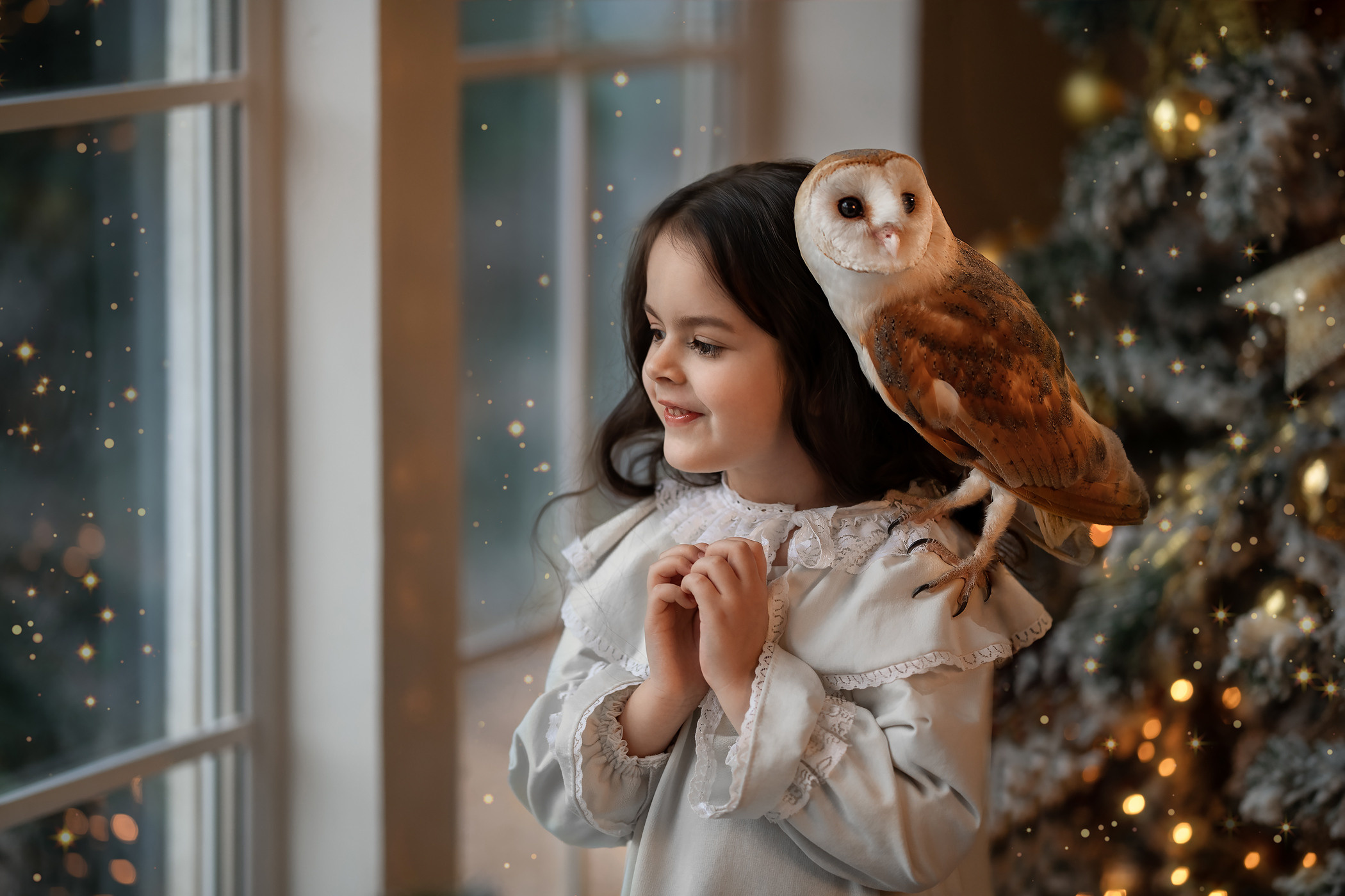 Детки с животными. Портфолио