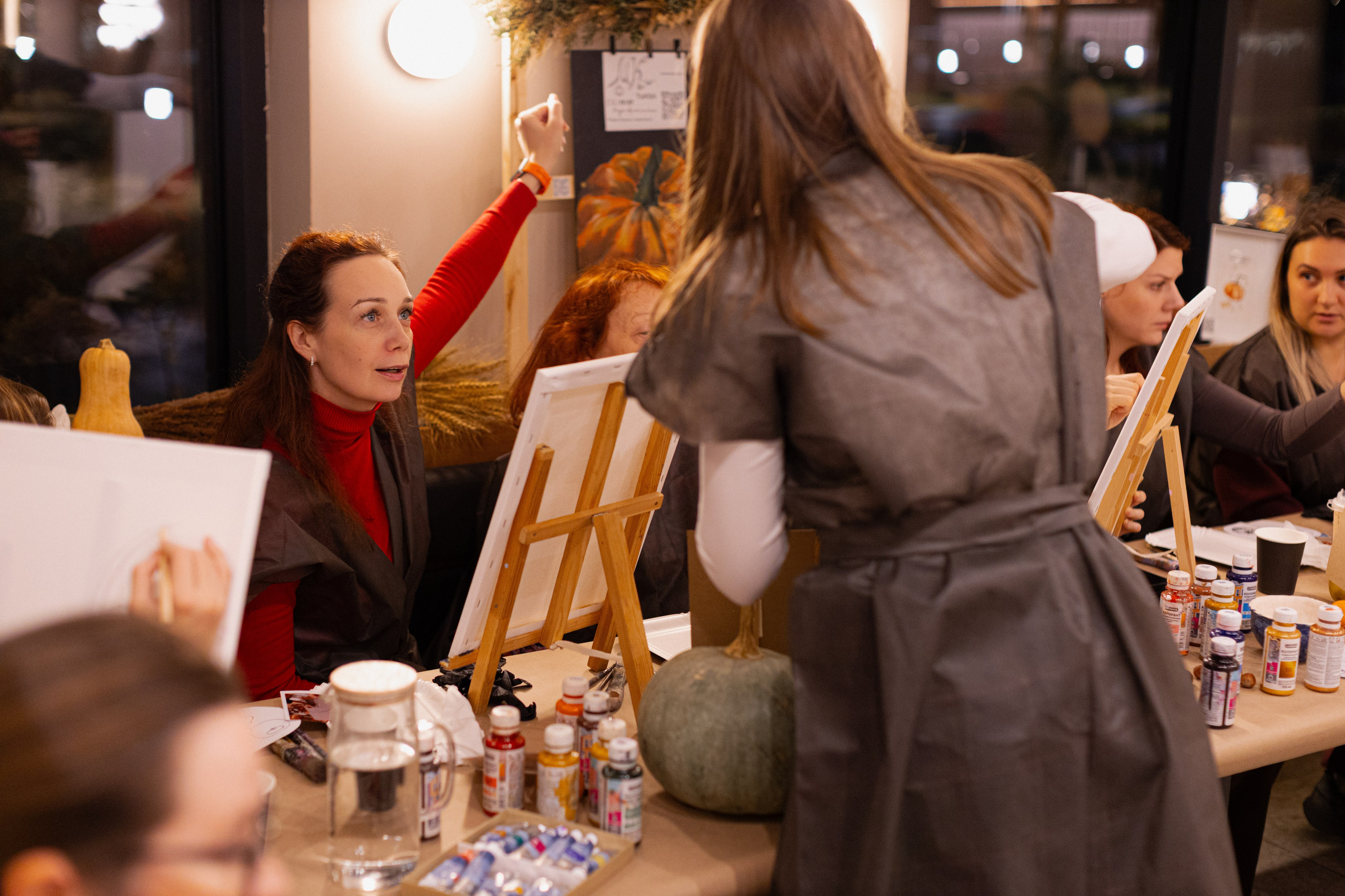 МК Тыква в кафе Здрасте. Анастасия Ракчеева Художник