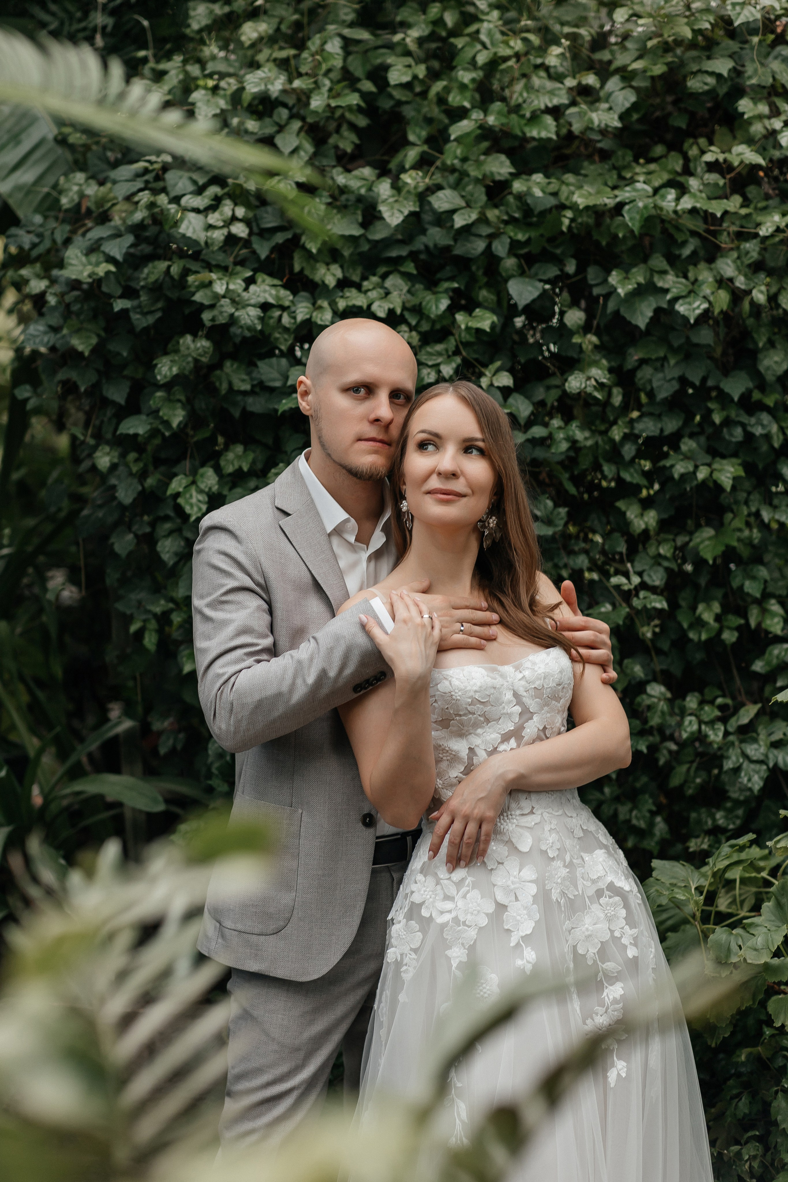 Свадебная фотосессия в Старой фондовой оранжерее Ботанического сада