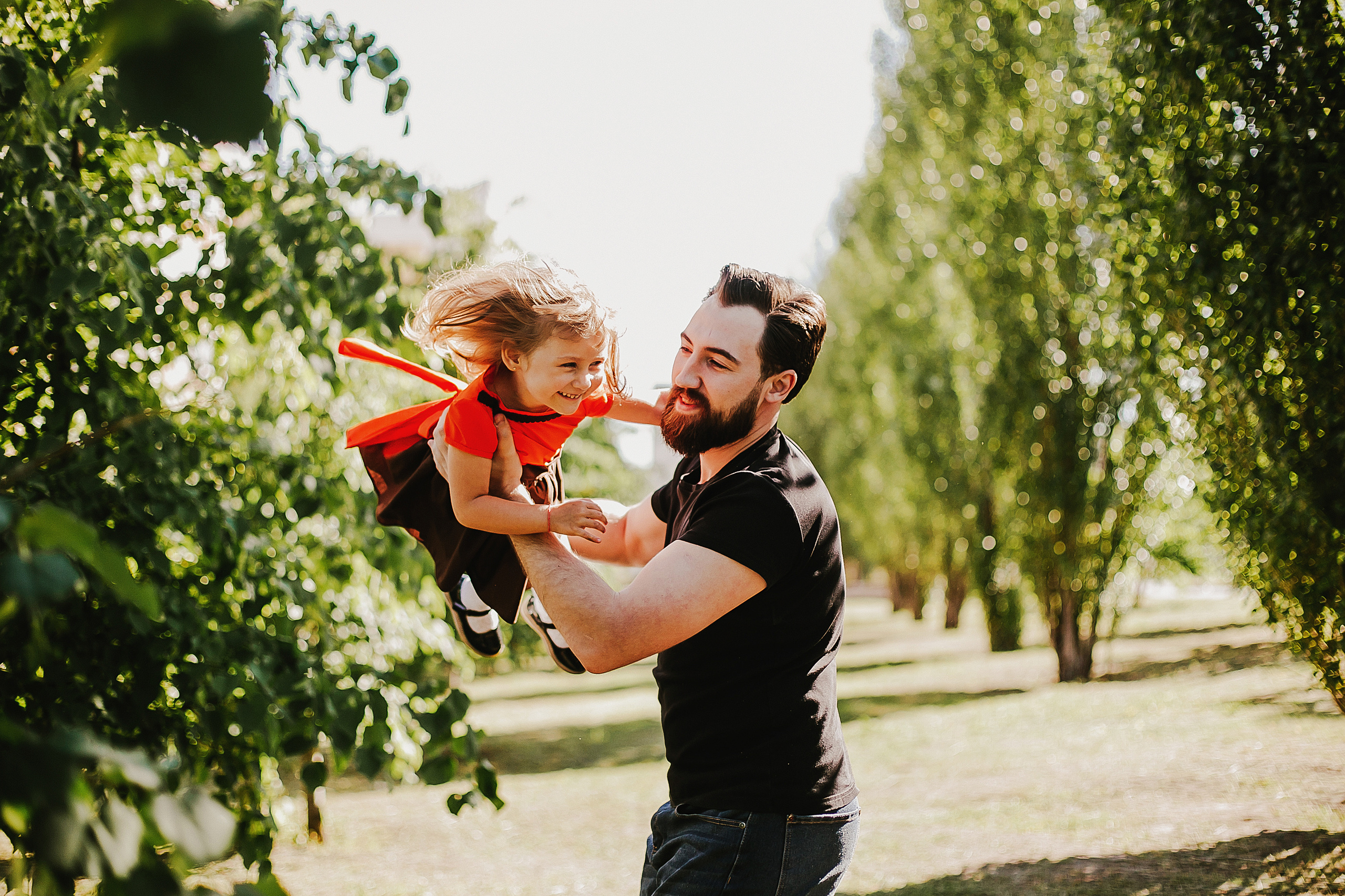 Сонечка и родители. Фотограф Полина Егорова город Тюмень