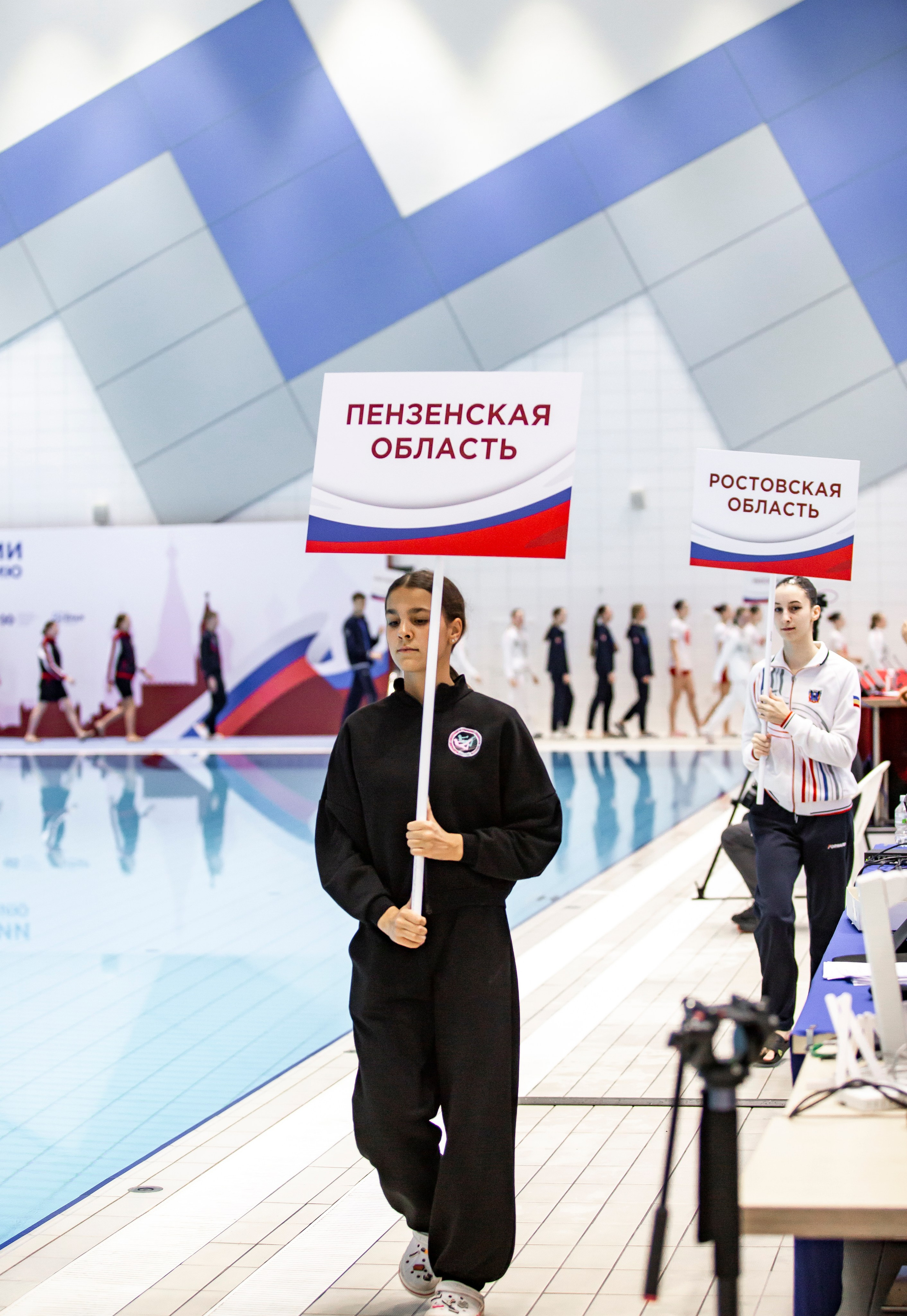 Открытие Первенства России по синхронному плаванию среди юниоров и юнирок. Репортажный фотограф в Москве