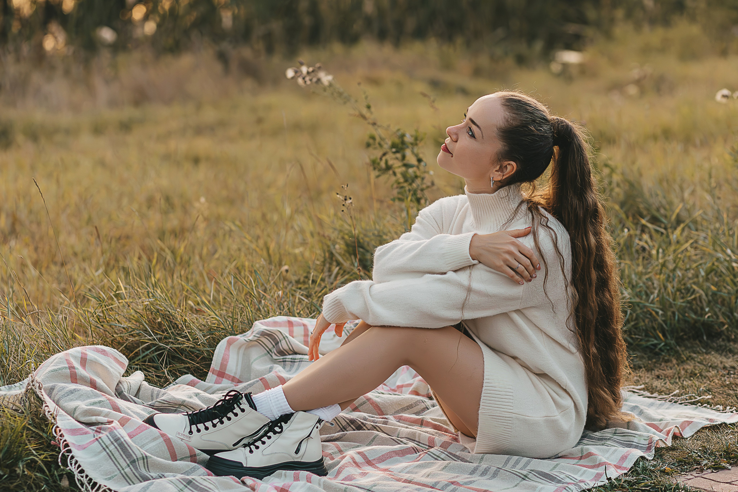 Осеняя Фотосессия мамы с дочками. Семейный и женский фотограф в Москве Надежда Воробьева
