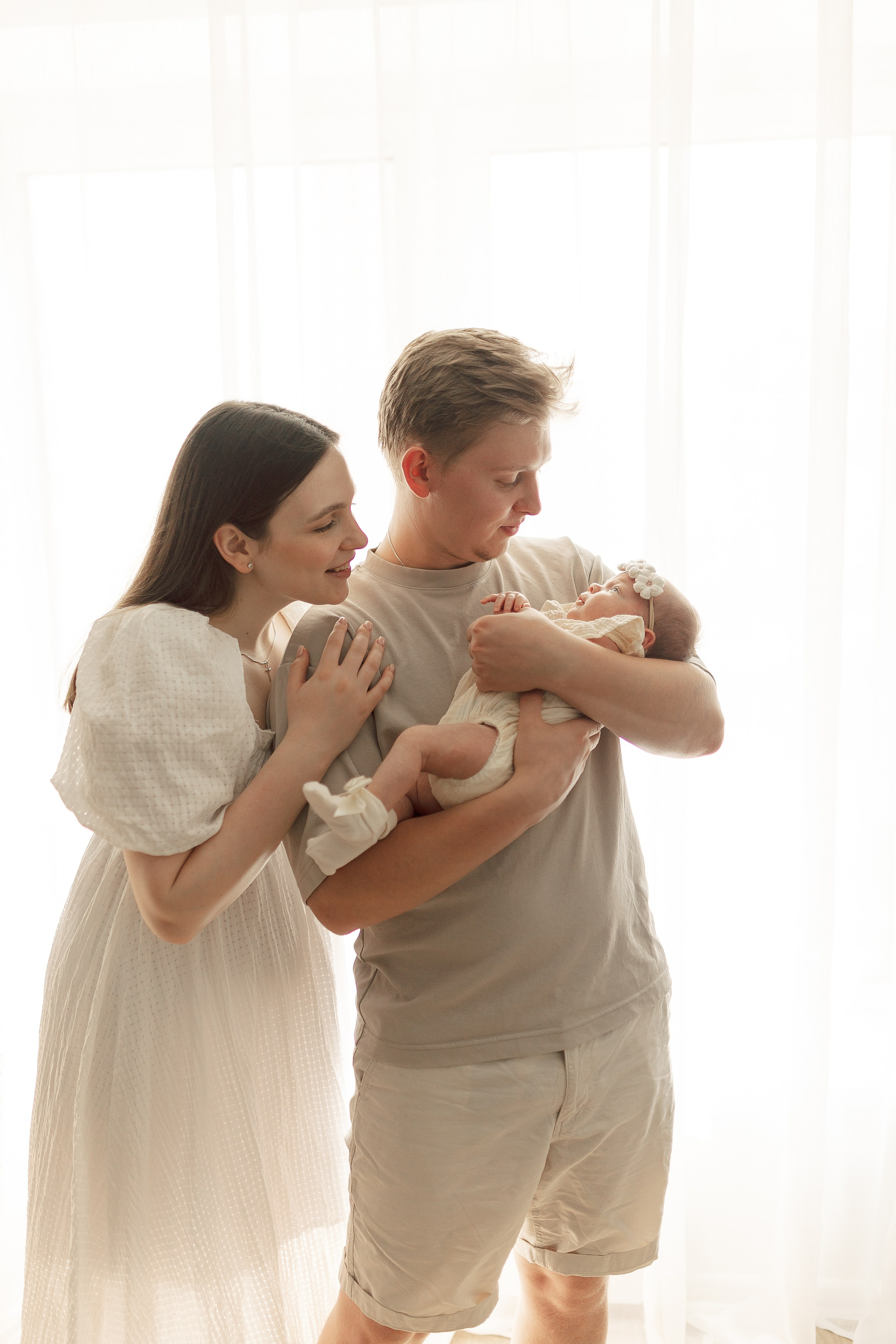 Первый месяц. Семейный и свадебный фотограф в Москве Анна Пожарская