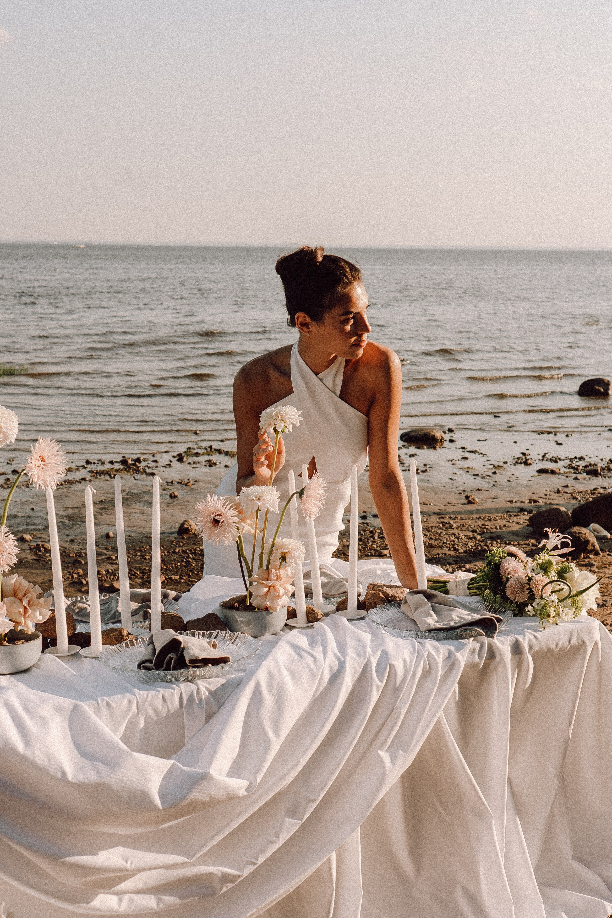 СВАДЕБНАЯ ФОТОСЕССИЯ ВЫЕЗДНОЙ ЦЕРЕМОНИИ (ФИНСКИЙ ЗАЛИВ). Профессиональный фотограф, Санкт-Петербург — Виктория Богомолова