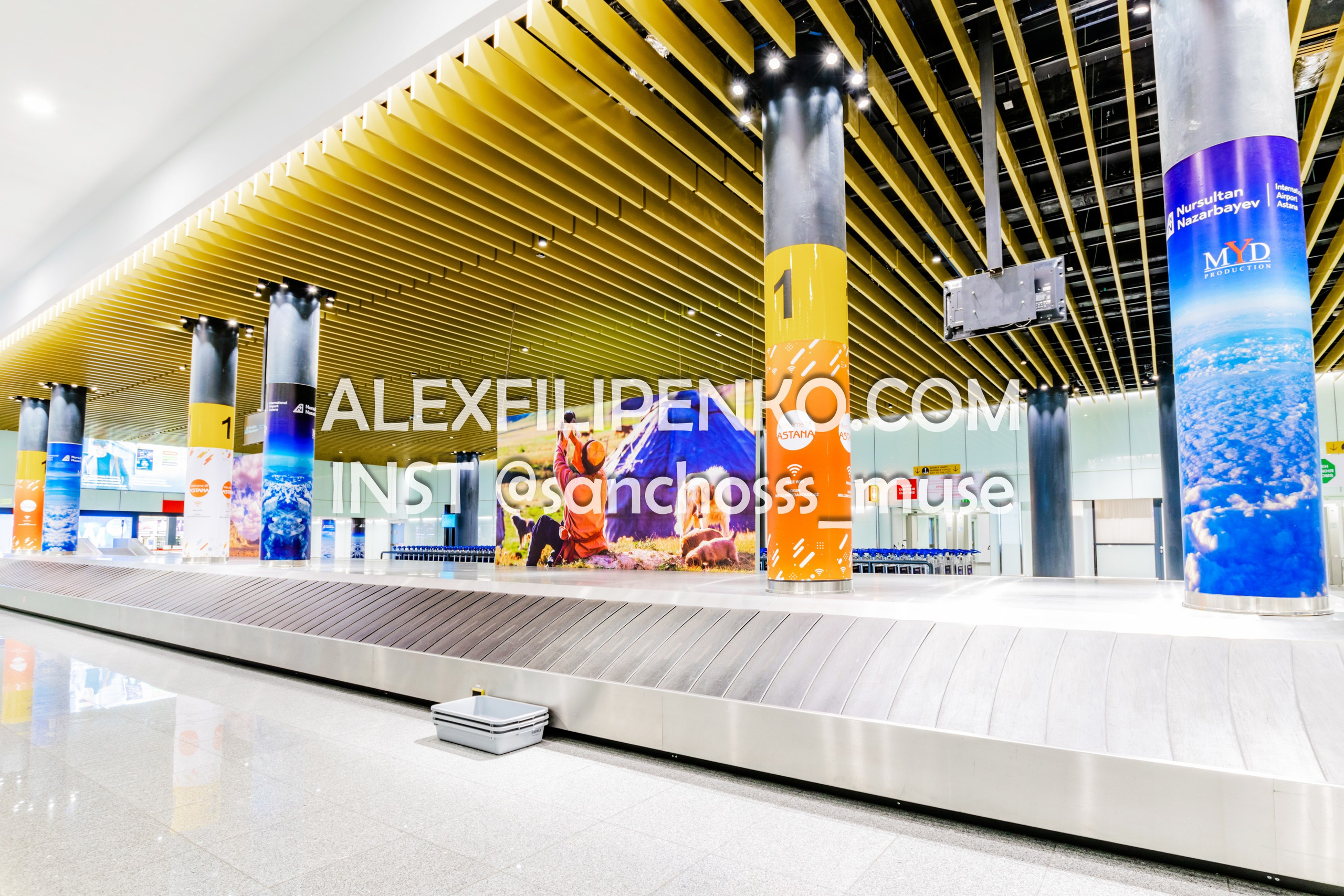 Фотосъемка для рекламного оператора MYD Production в Аэропорту Астаны. Фотограф интерьера недвижимости и архитектуры в Астане