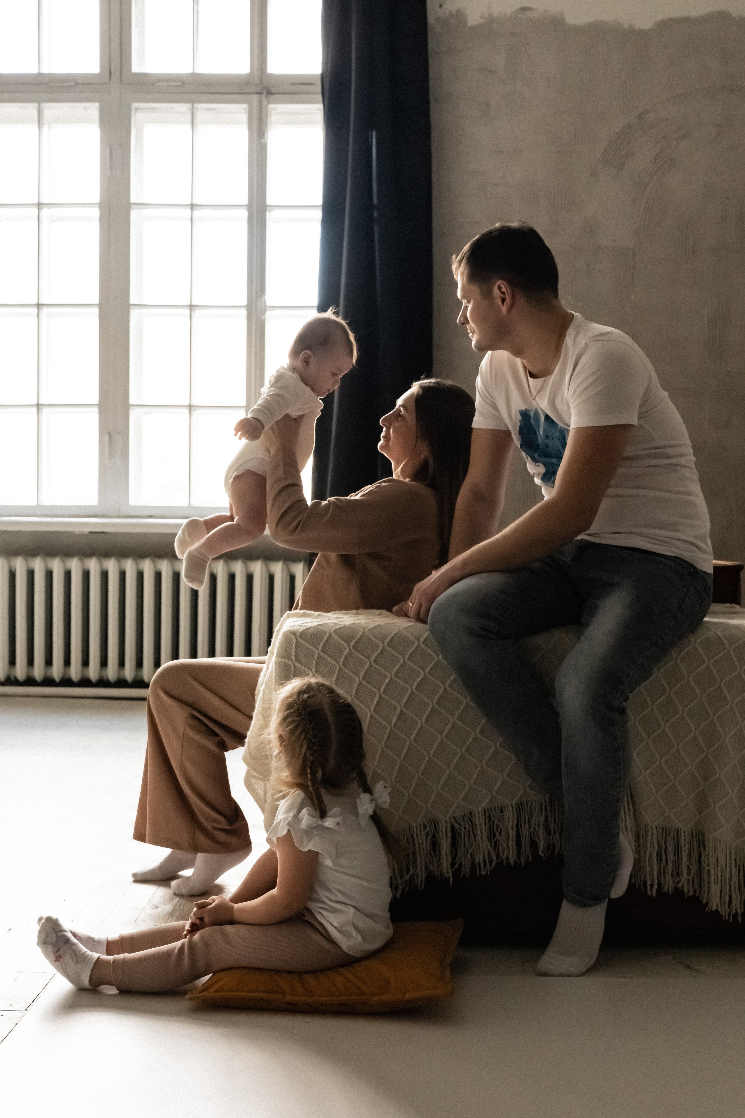 Семья Вероники и Вальдаса. Ваш семейный фотограф в Минске — Вика Трегубова