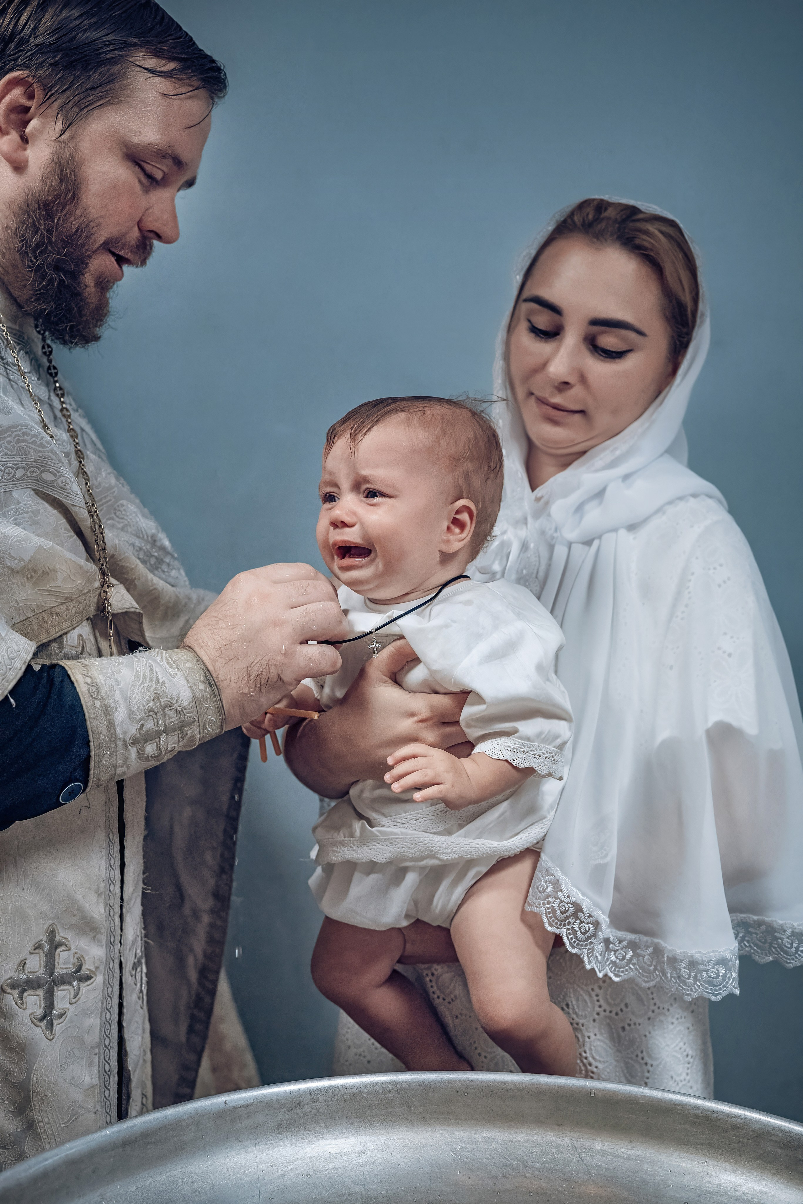 Съемка таинства крещения в храме Николая Чудотворца Красноярск. Фотографы крещения/венчания  Красноярск Татьяна и Вячеслав Переваловы