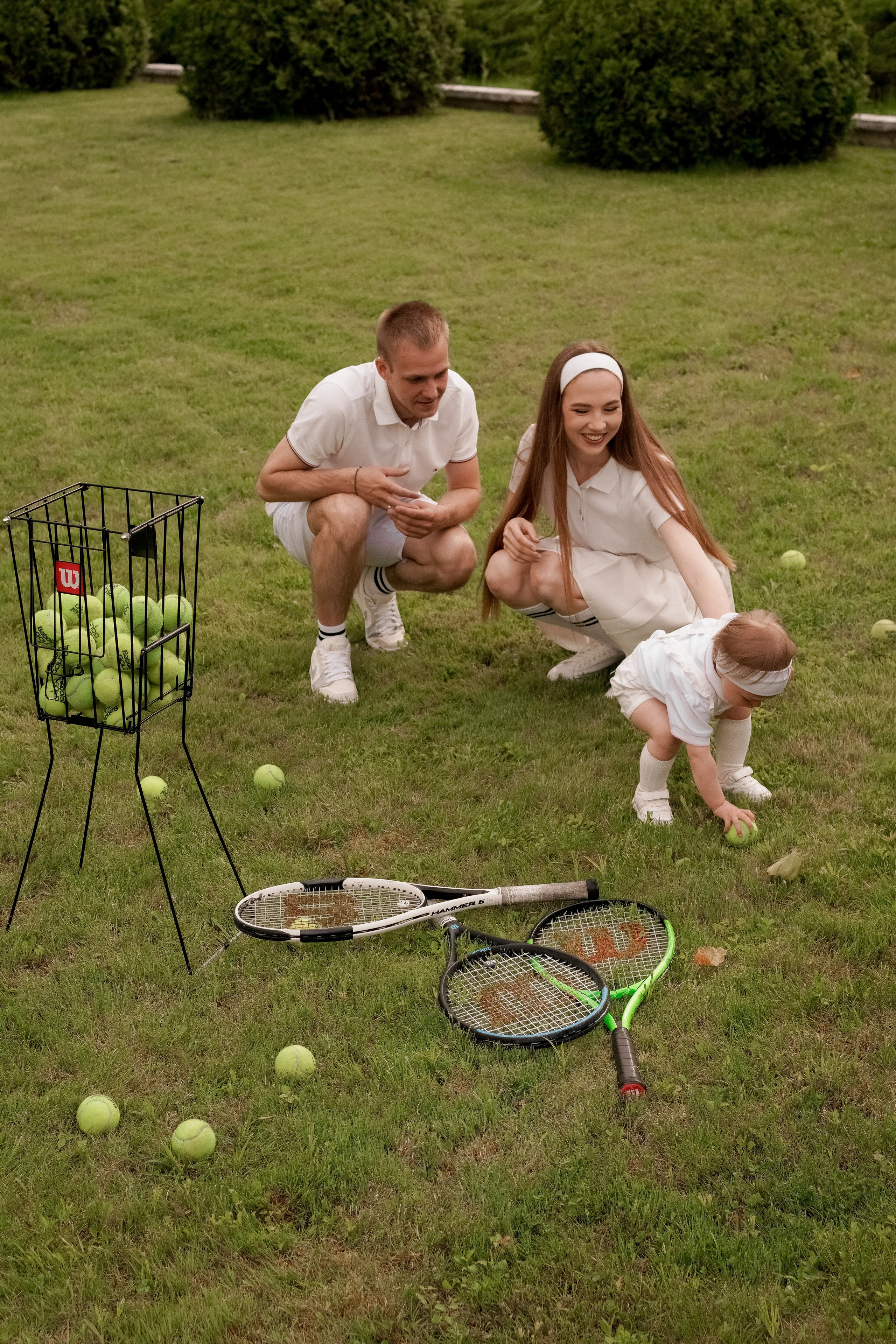 Теннис с семьей. Свадебный и семейный фотограф Афанасьева Анна в Кисловодске