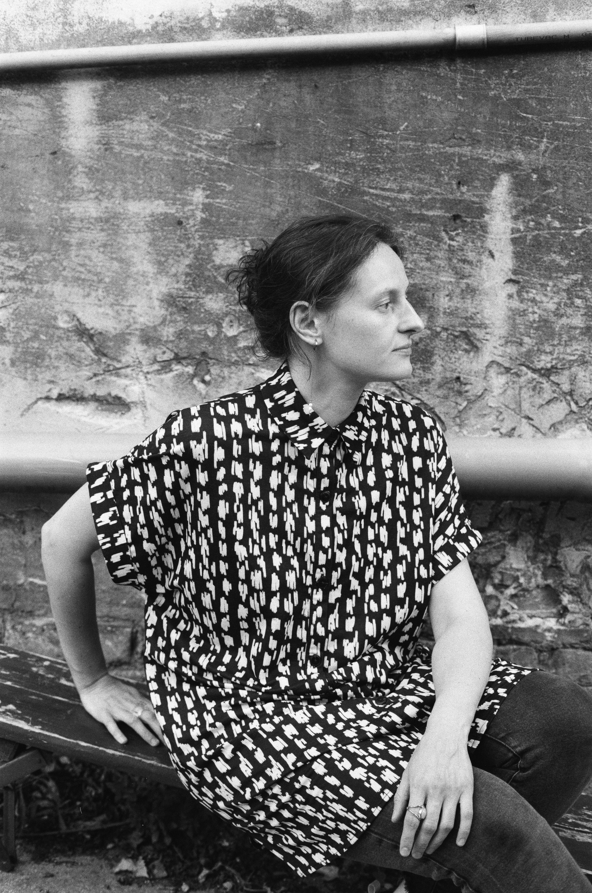 Portraits / b&w. Katya Zimina, film photographer