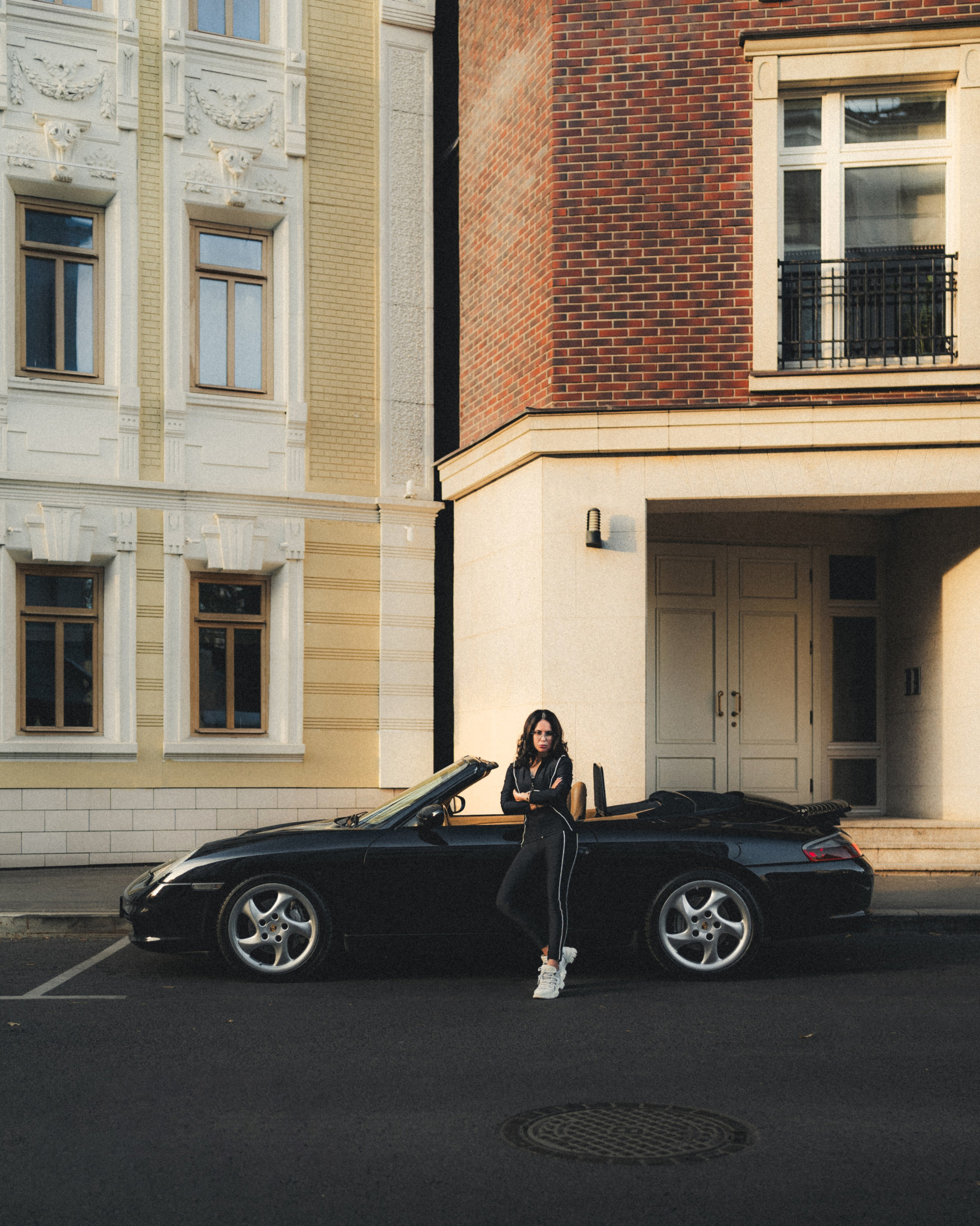 Porsche Carrera 4 Cabriolet x Elina. Фотограф Илья К. в Москве