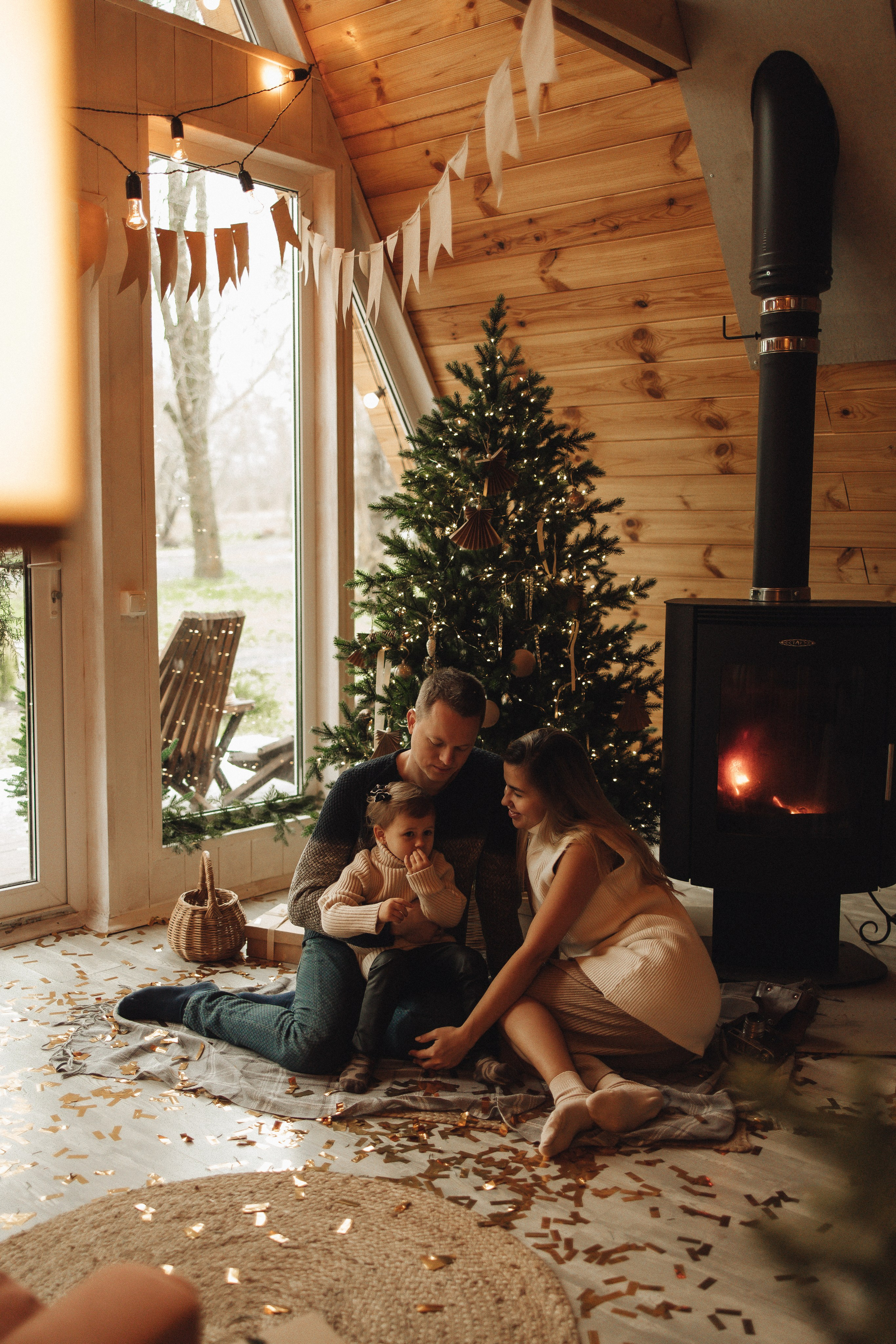 Новогодняя история в домике. Семейный и детский фотограф, таганрог, ростов-на-дону