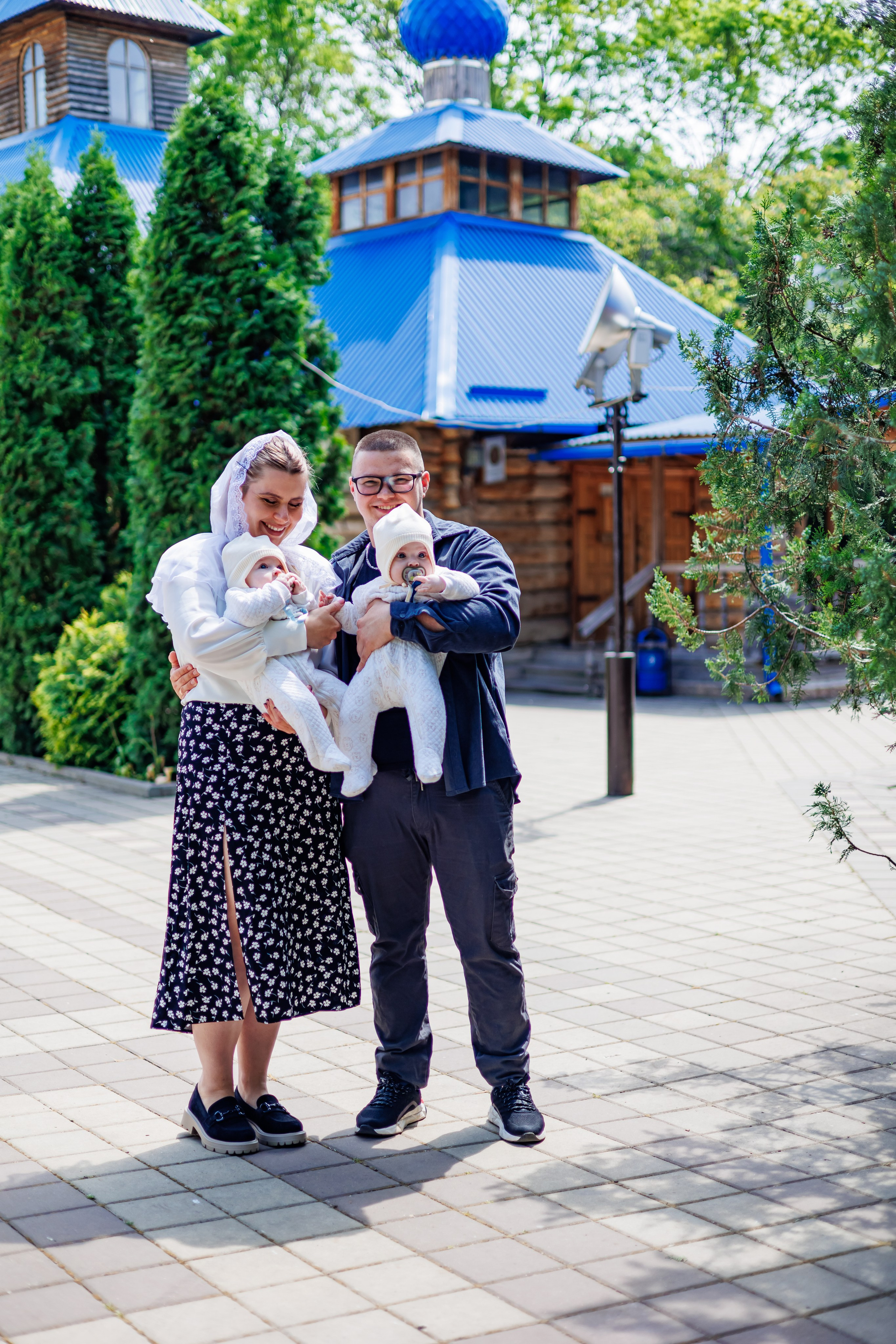 Крещение близняшек. Свадебный и семейный фотограф в Армавире