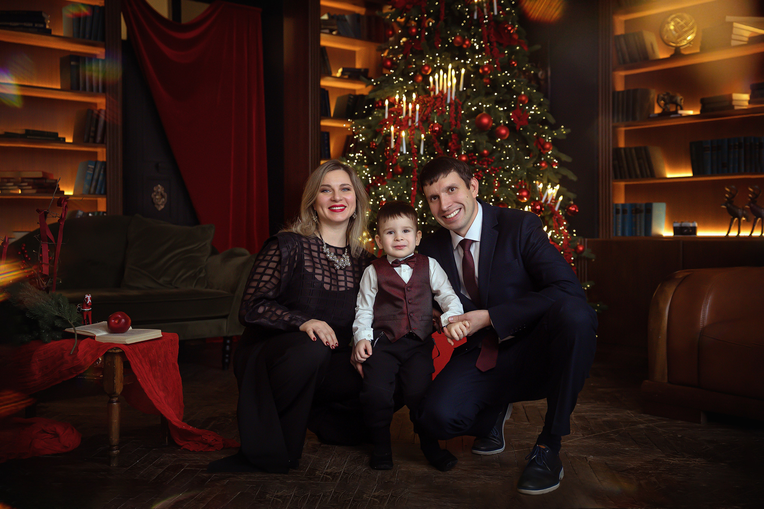 Галина, Денис и Серёжа. Фотограф на крещение и венчание