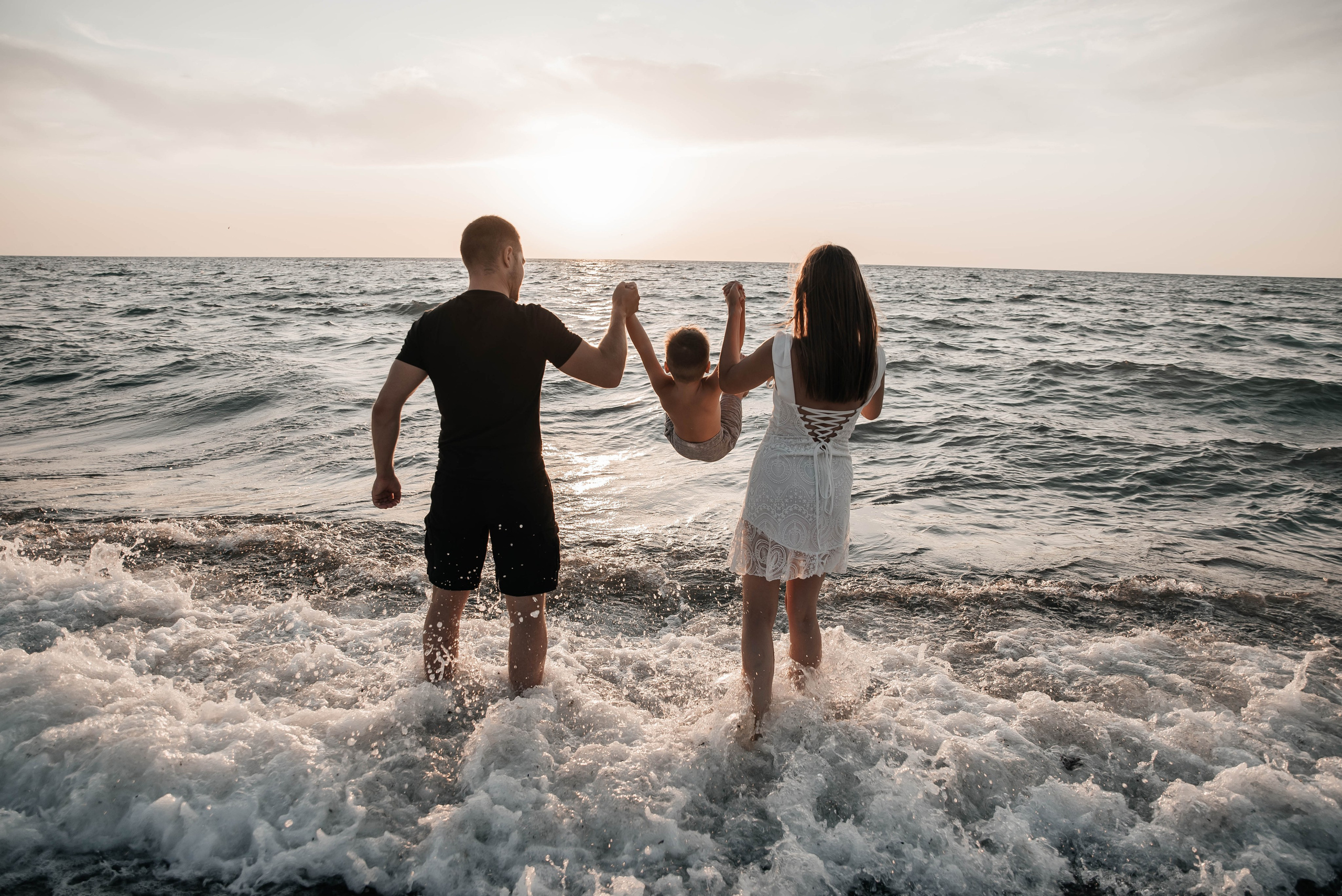 Аня, Саша, Дима. Фотограф Людмила Федотова