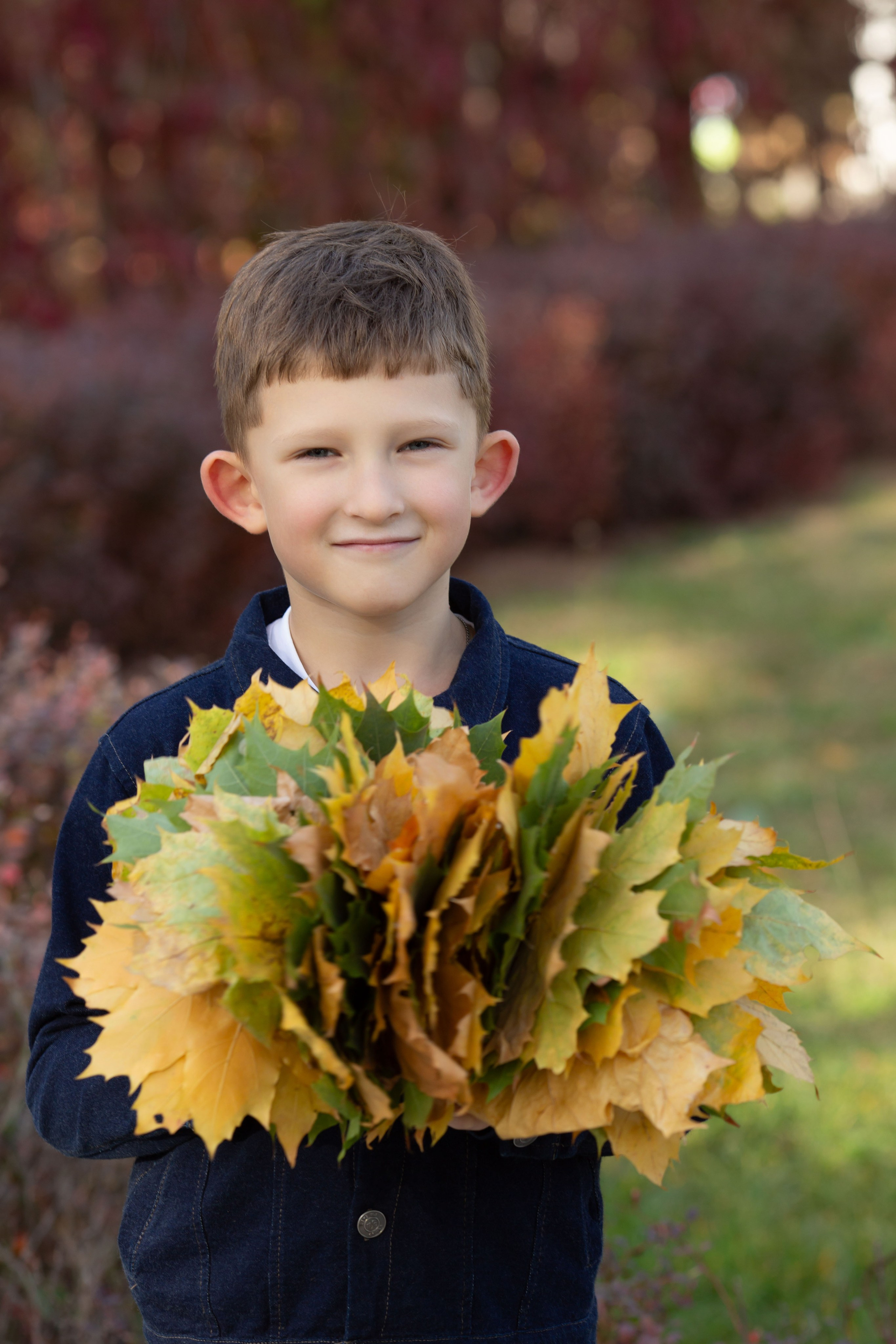 Осенняя младшие классы. Семейный и детский фотограф Анна Петракова
