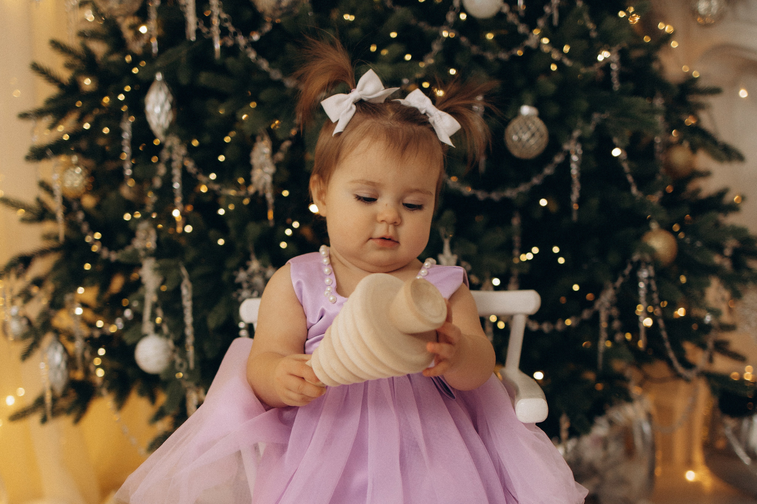 Новый год маленькой Анечки. Семейный фотограф в Москве Анастасия Шалда