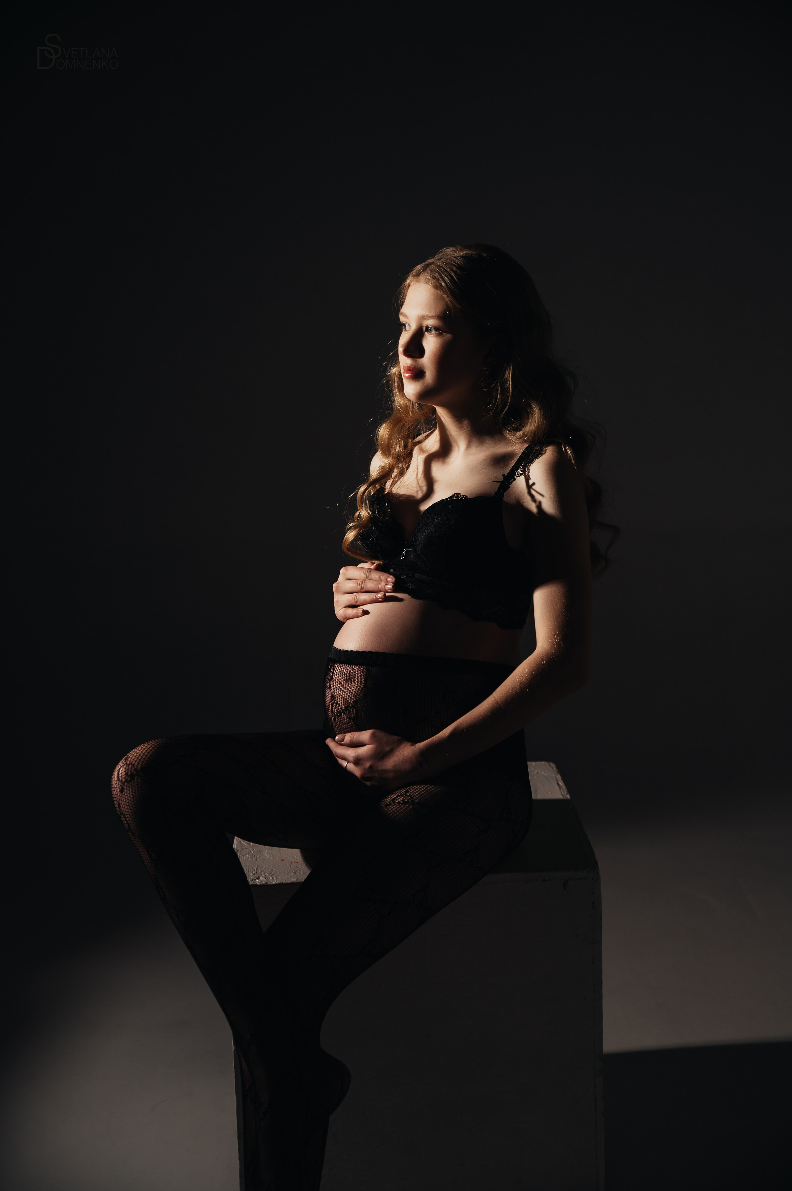 Фотосессия беременности studio. Фотограф Тольятти, Самара Домненко Светлана