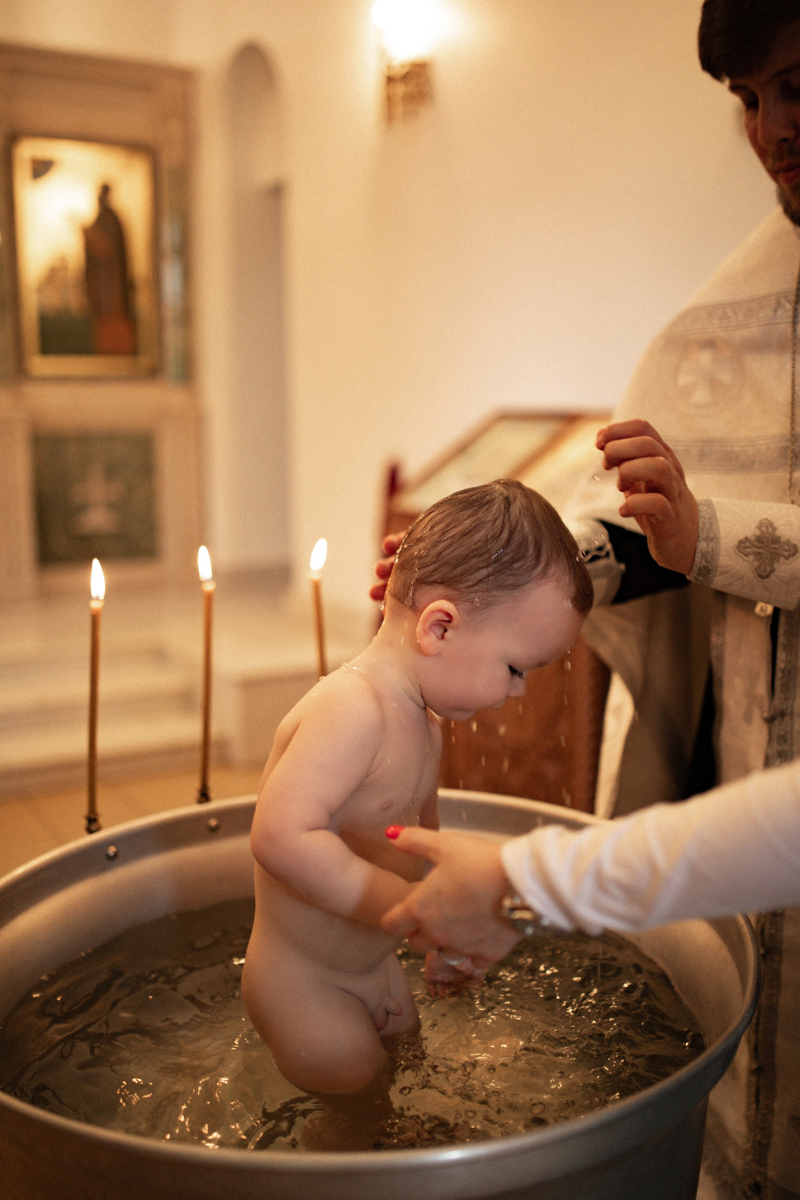 Таинство Крещения Дмитрия. Фотограф в Москве Алёна Гладкова