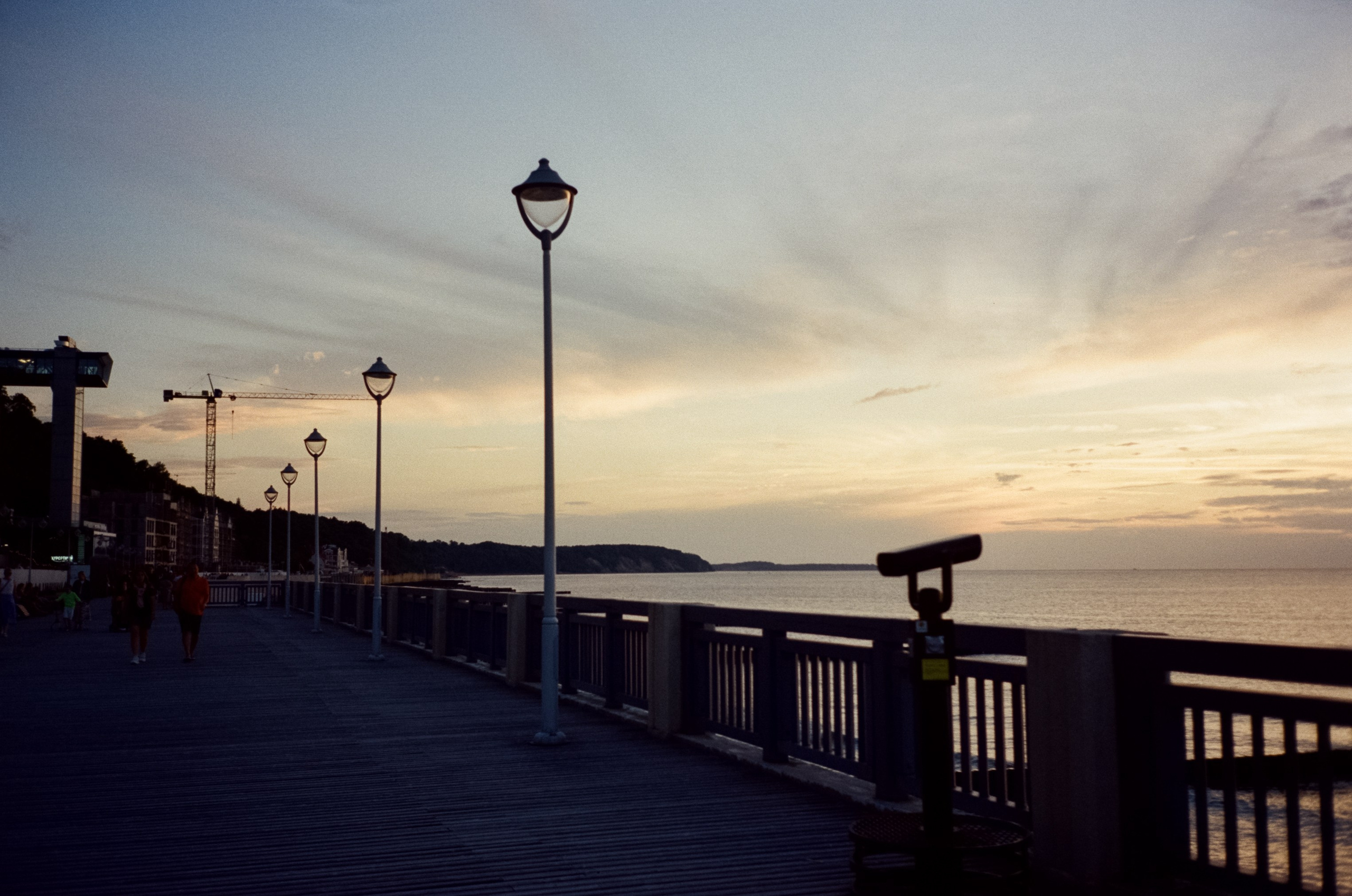 Вечерняя прогулка и закат в Светлогорске. Фотограф-документалист Мария Осокина