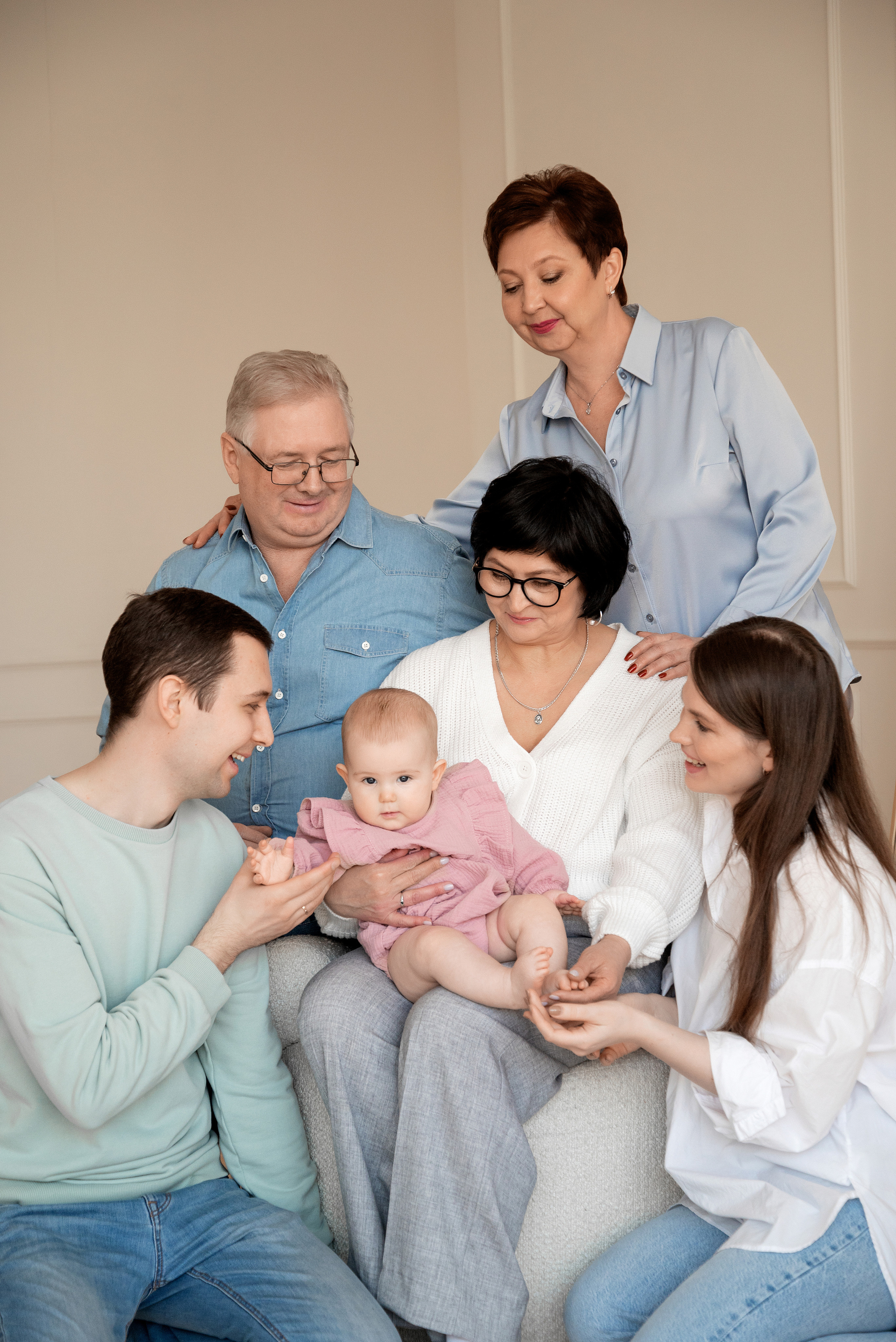 Мария и семья. Ирина Федорив, фотограф Москва