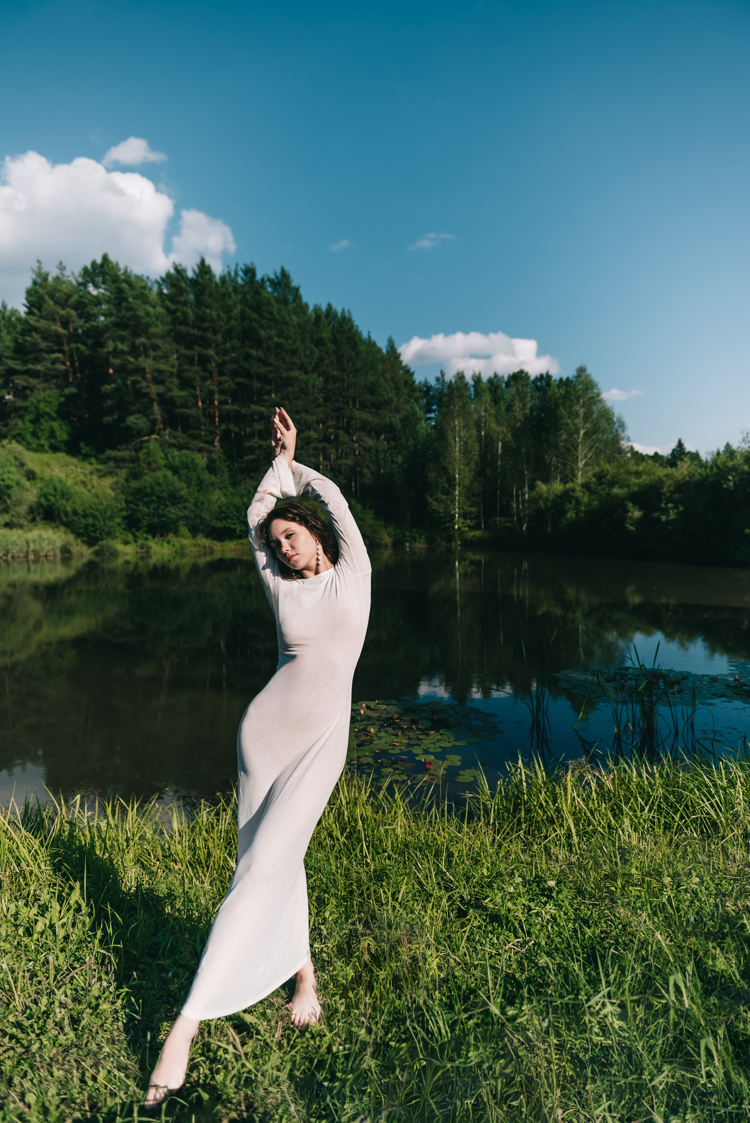 Фотосессия с кувшинками в Таёжной Заимке в г. Кемерово