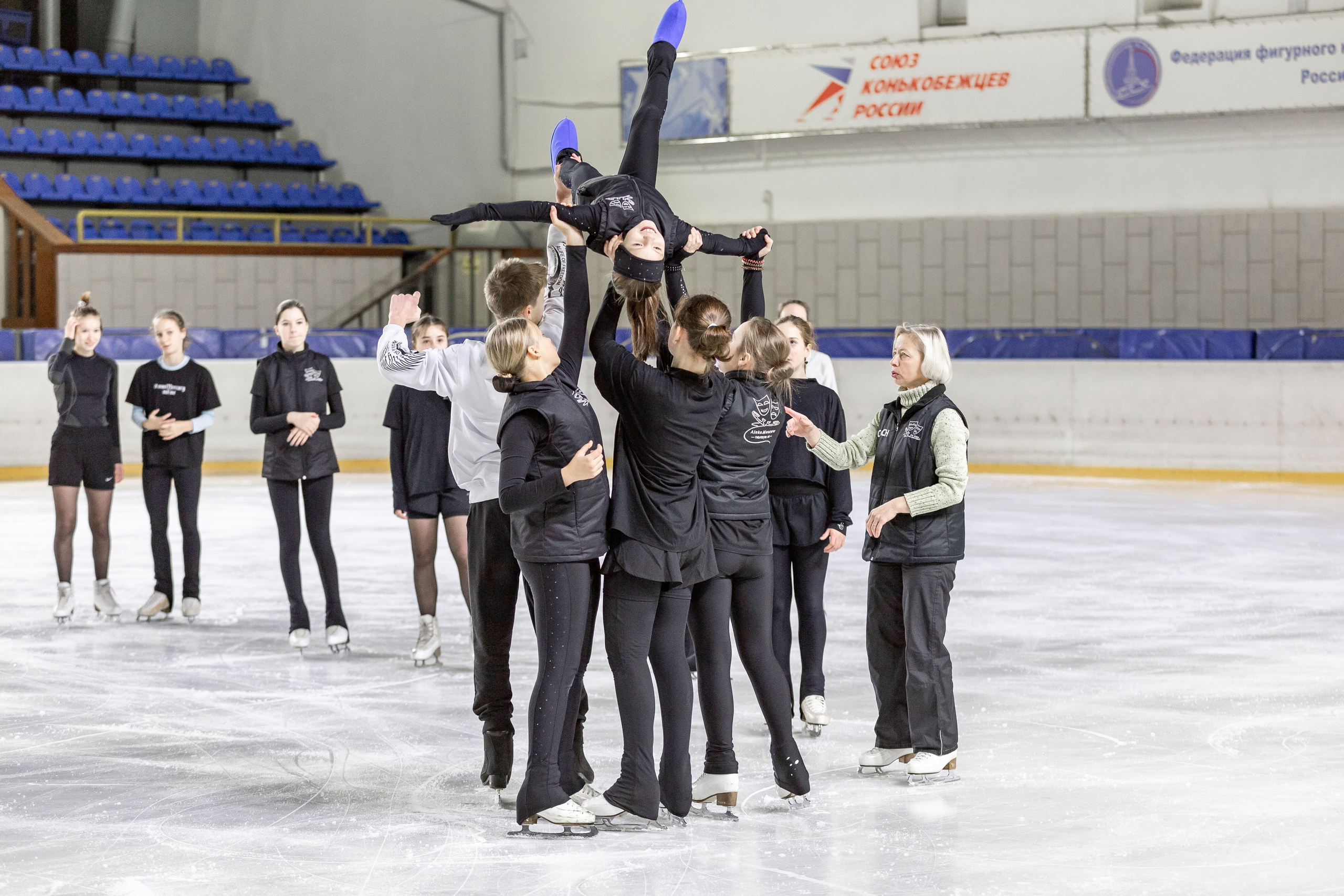 Тренировка на льду. Репортажный фотограф в Москве