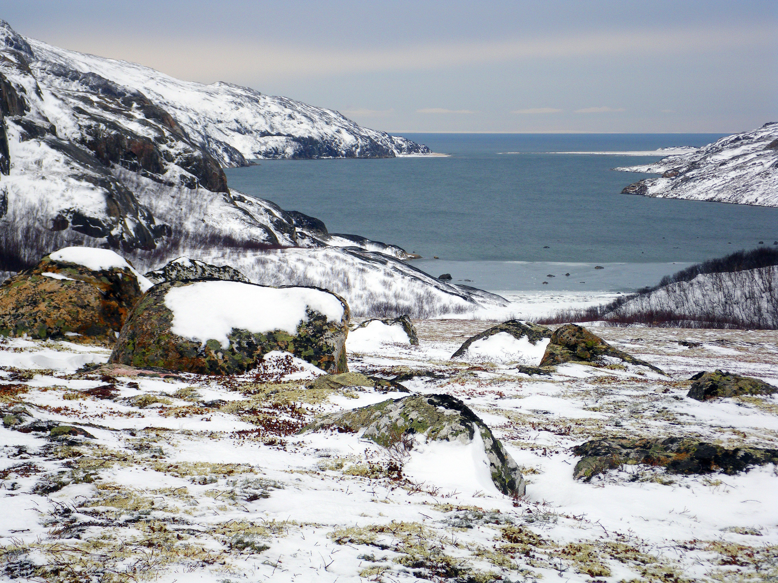 Фиорд Долгая щель. Пейзажи Крайнего Севера. Баренцево море, Рыбачий, Средний, Немецкий