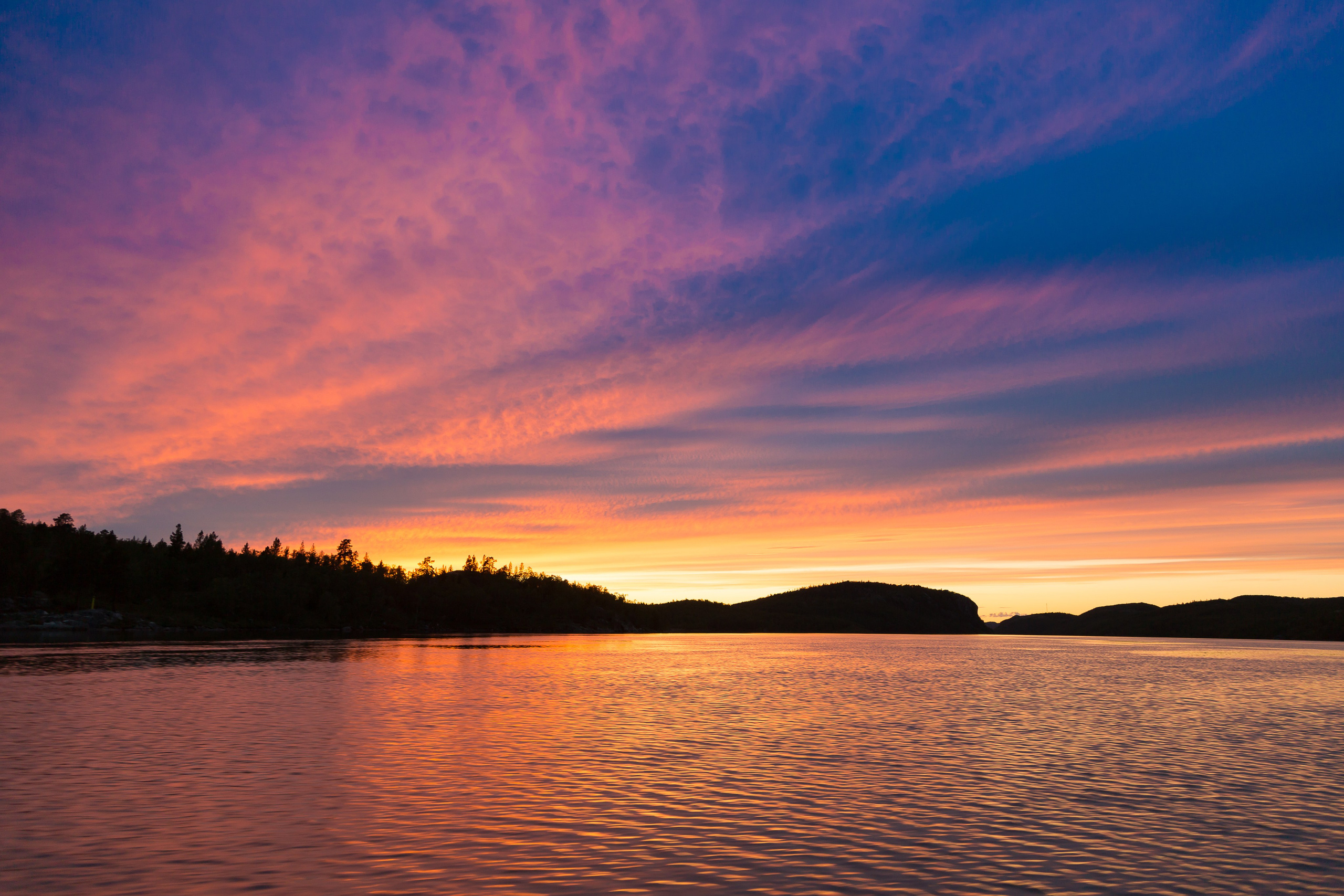 Солнечные ночи Крайнего Севера. Пейзажи Крайнего Севера. Баренцево море, Рыбачий, Средний, Немецкий