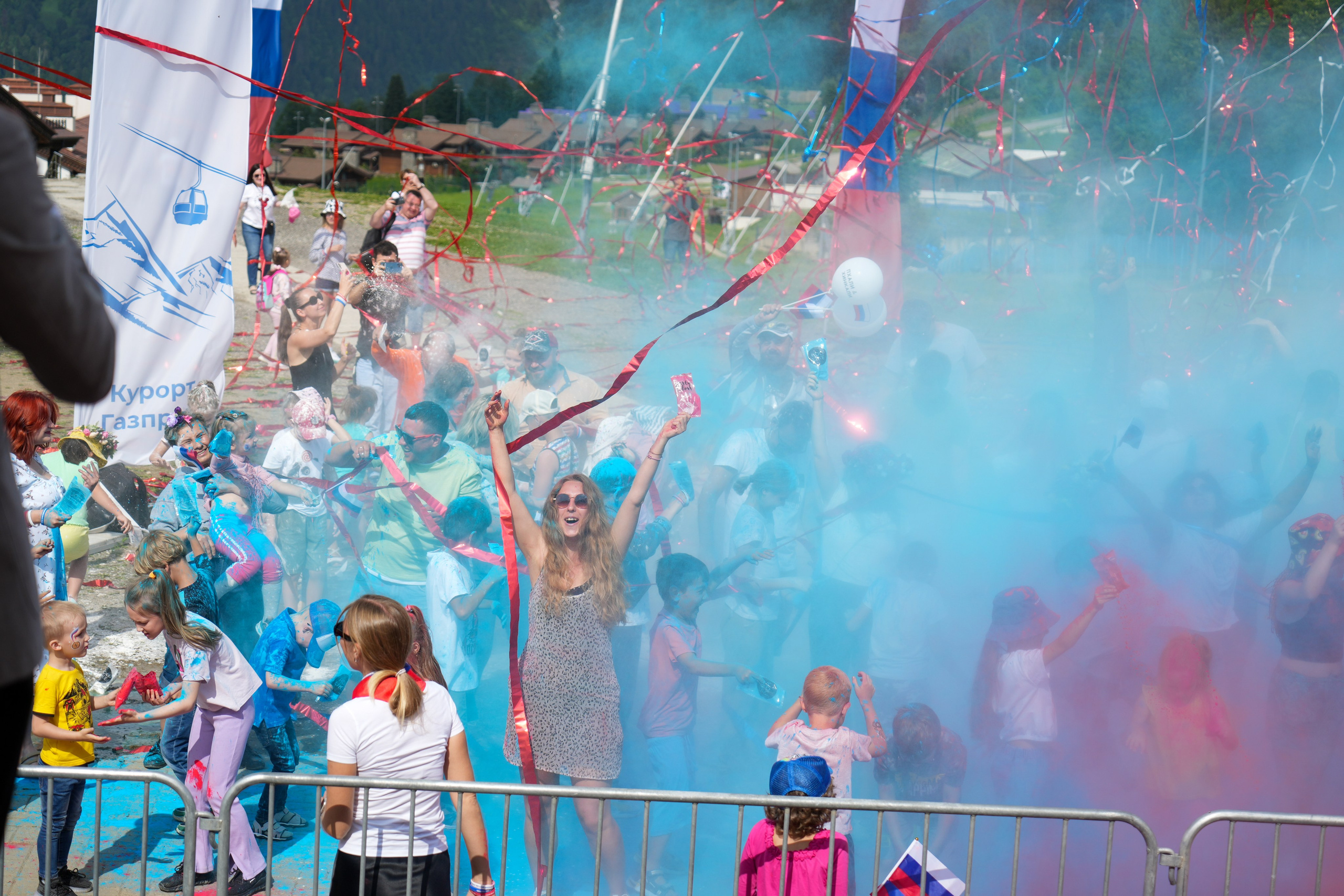 День России на курорте Газпром 2023. Репортажный фотограф в Красной Поляне и Сочи Павлюченко Екатерина