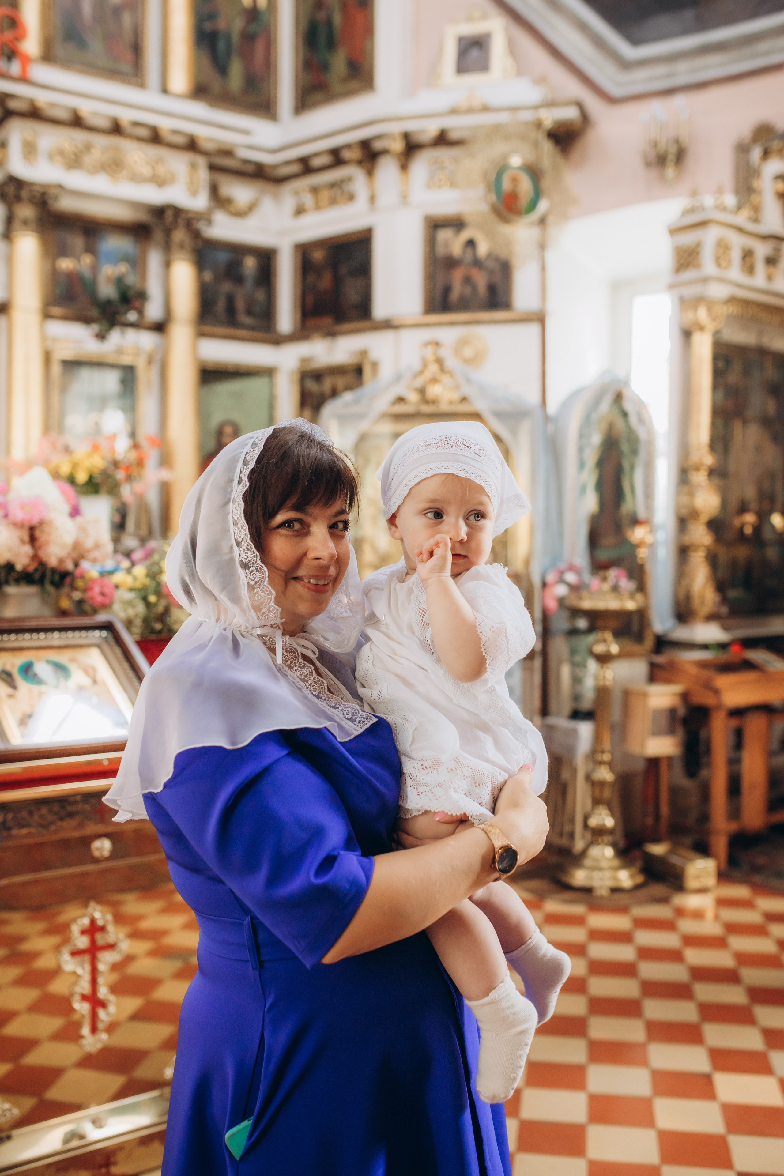 Крещение Христина. Семейный и домашний фотограф в Москве и МО Королева Валерия