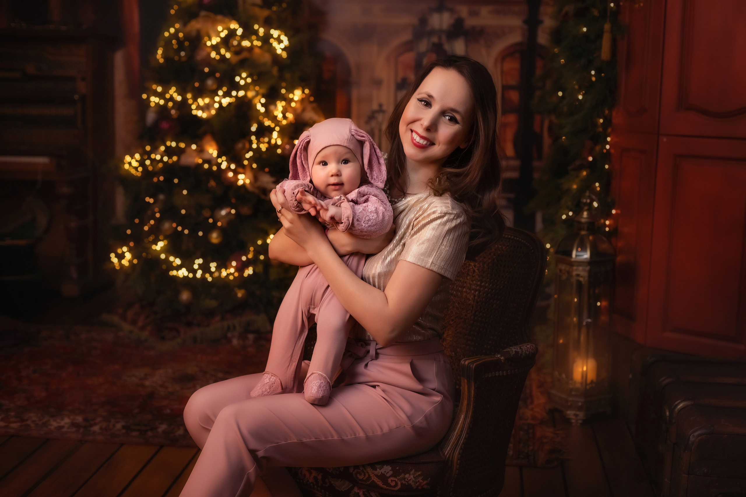 Илья, Таисия, Алиса. Новогодняя. Семейный и детский фотограф в Екатеринбурге Оксана Пипкина