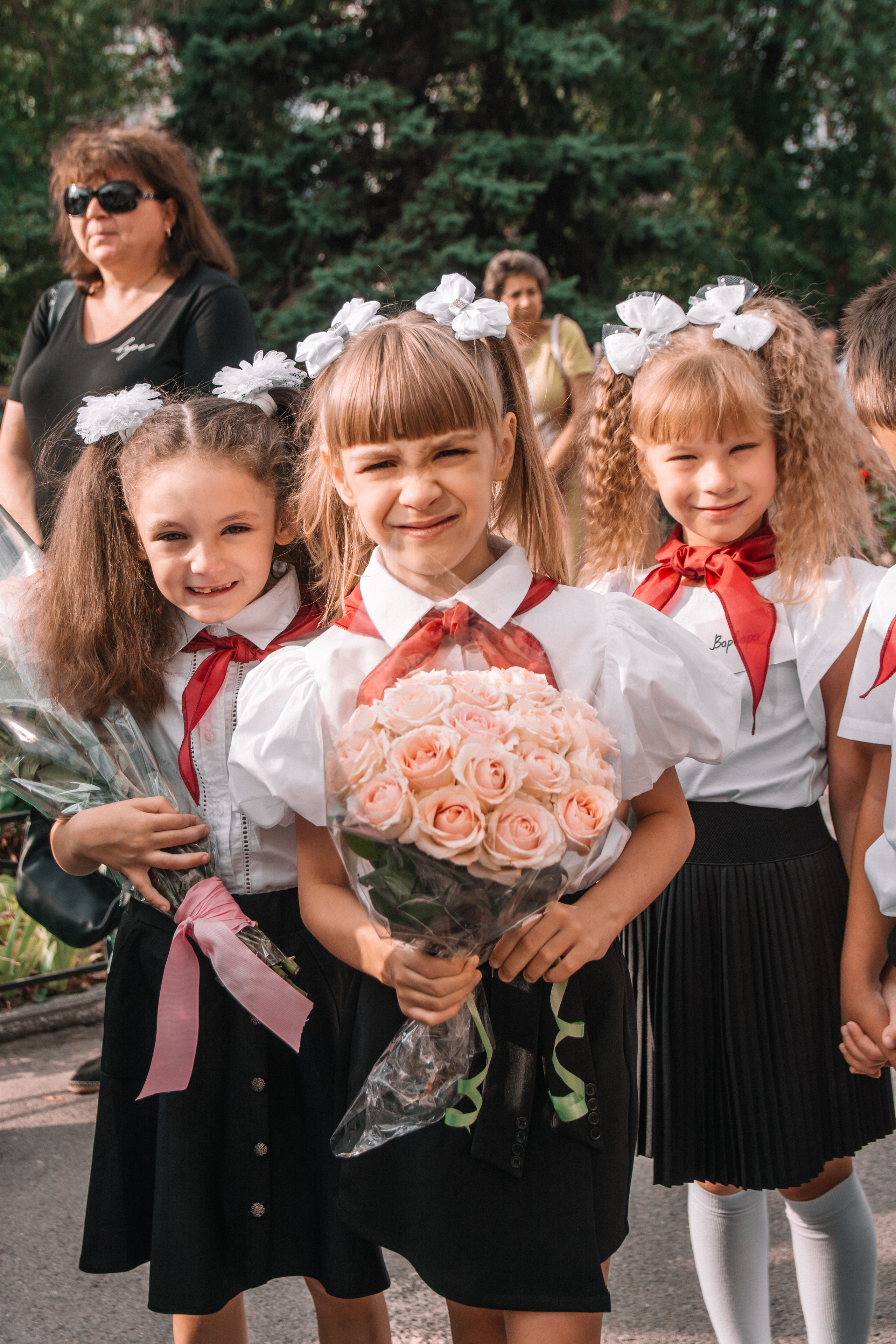 День знаний первоклашек, съемка на 1 сентября. Семейный и детский фотограф Кущ Наташа