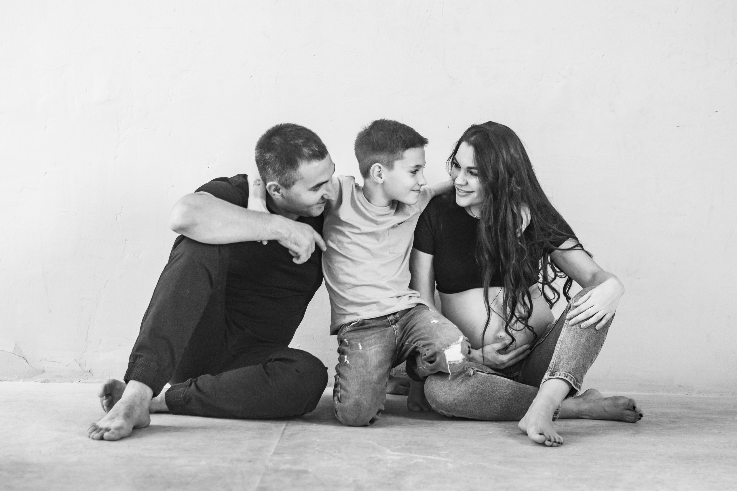 Беременность Катя с семьей. Семейный и детский фотограф Кущ Наташа