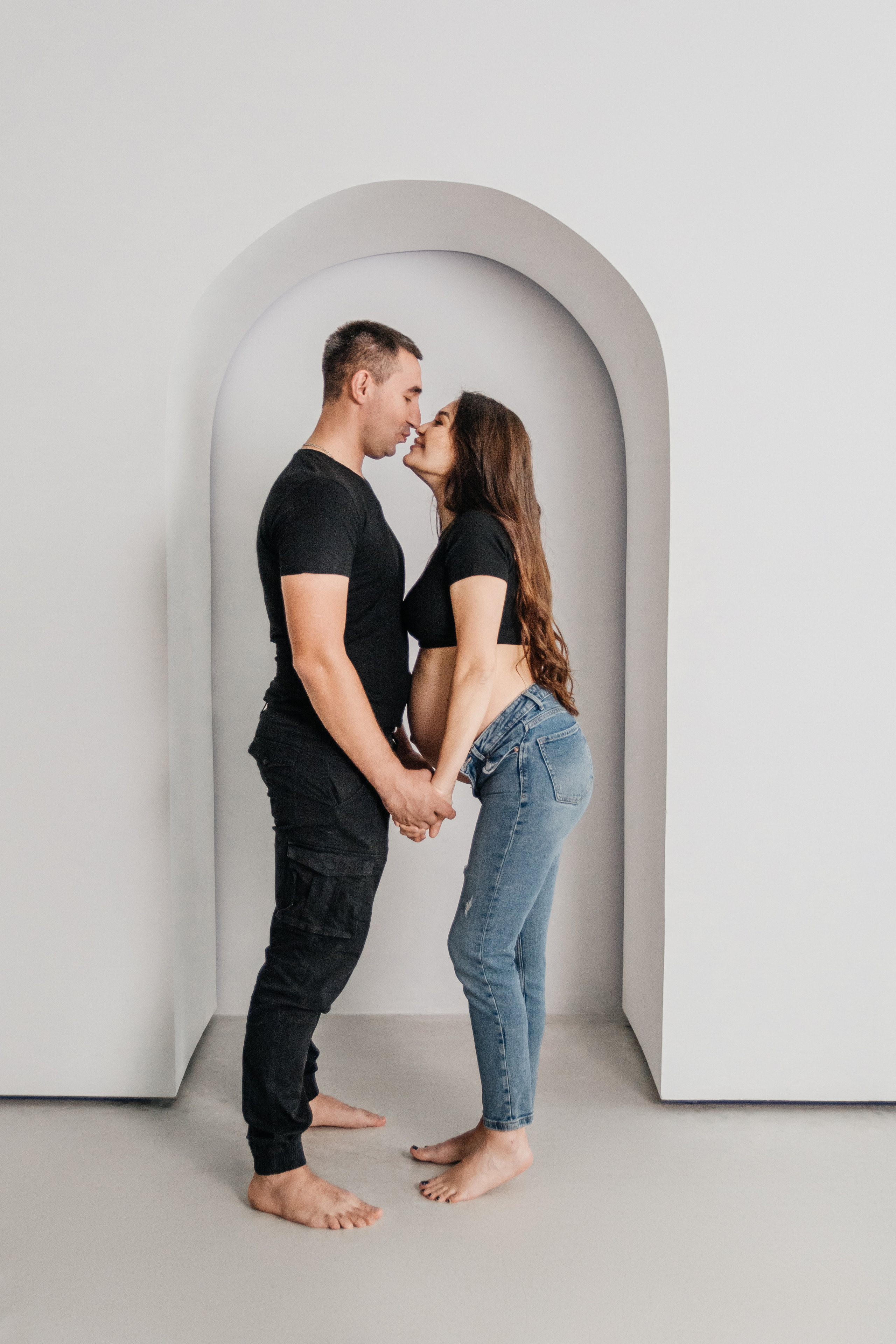 Беременность Катя с семьей. Семейный и детский фотограф Кущ Наташа