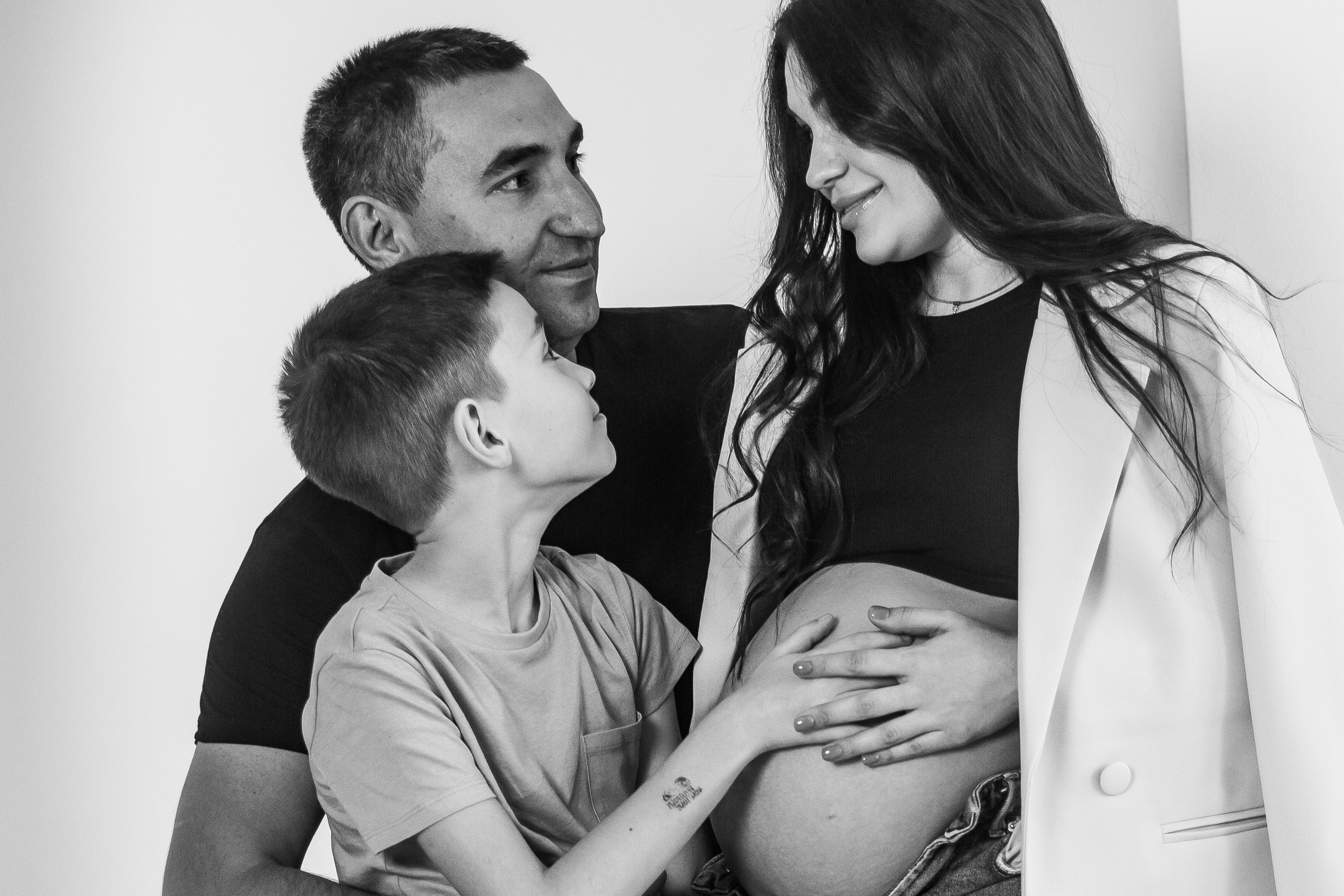 Беременность Катя с семьей. Семейный и детский фотограф Кущ Наташа