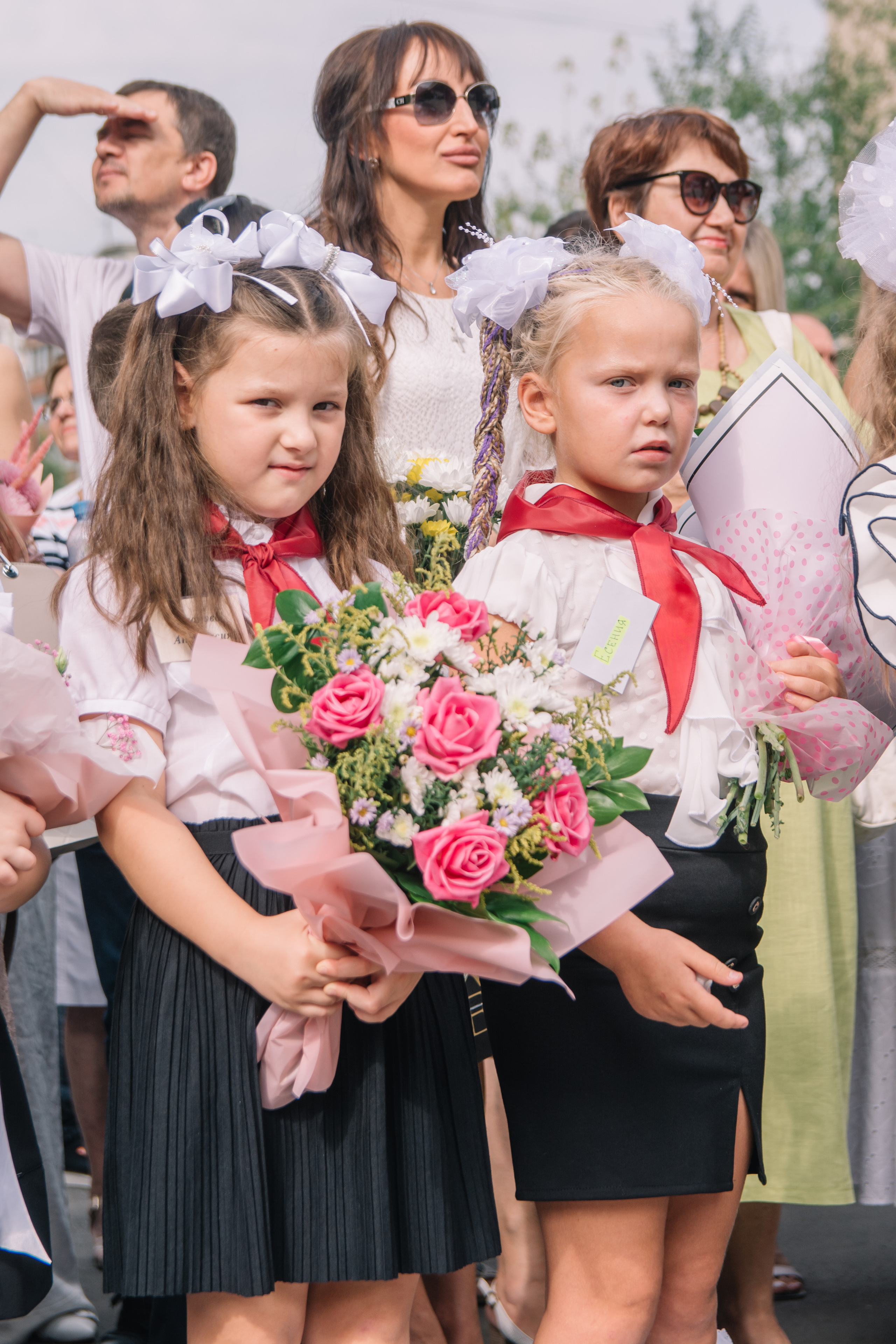 День знаний первоклашек, съемка на 1 сентября. Семейный и детский фотограф Кущ Наташа